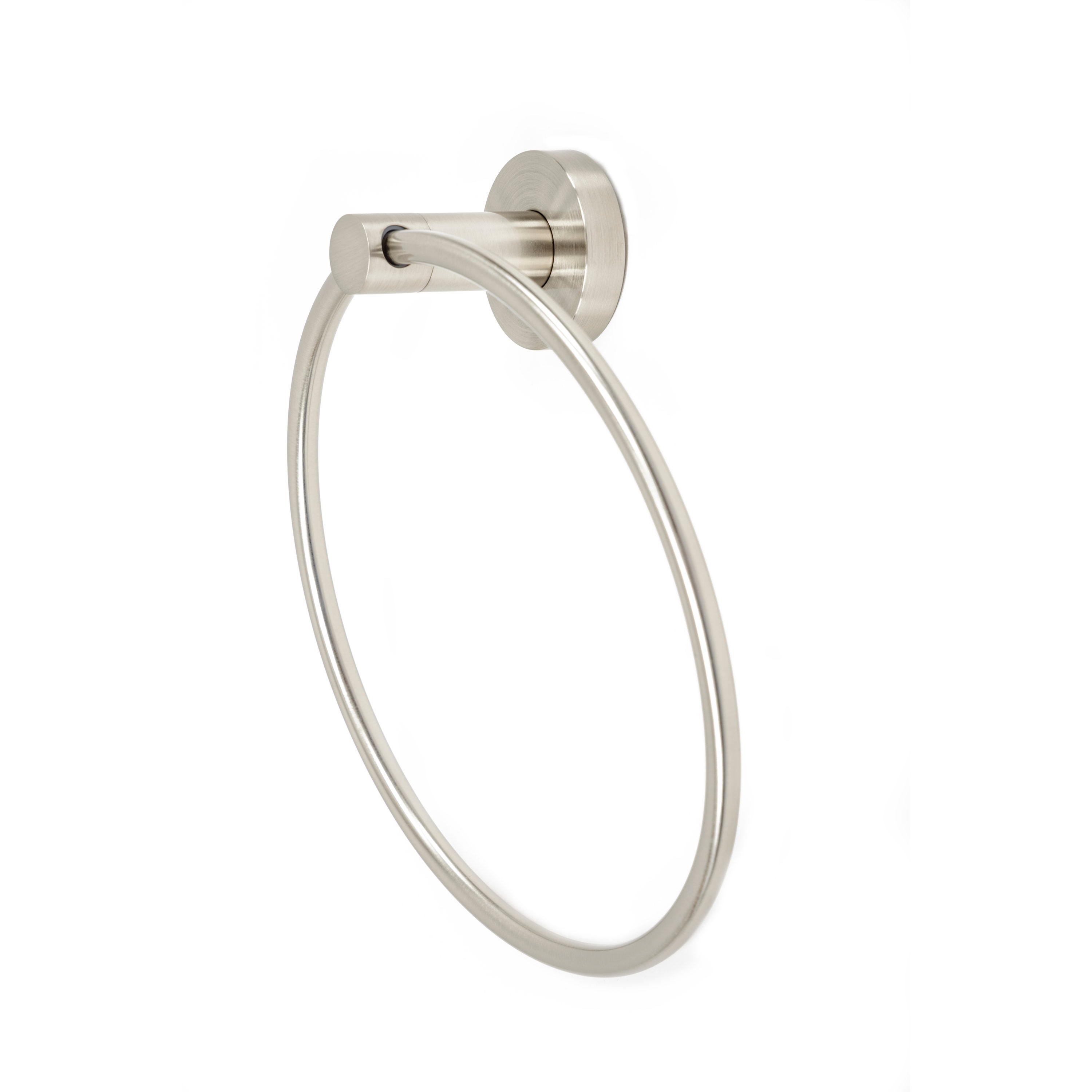 Anillo de Toalla de Montaje en Pared de Níquel Cepillado Venezia de Italia