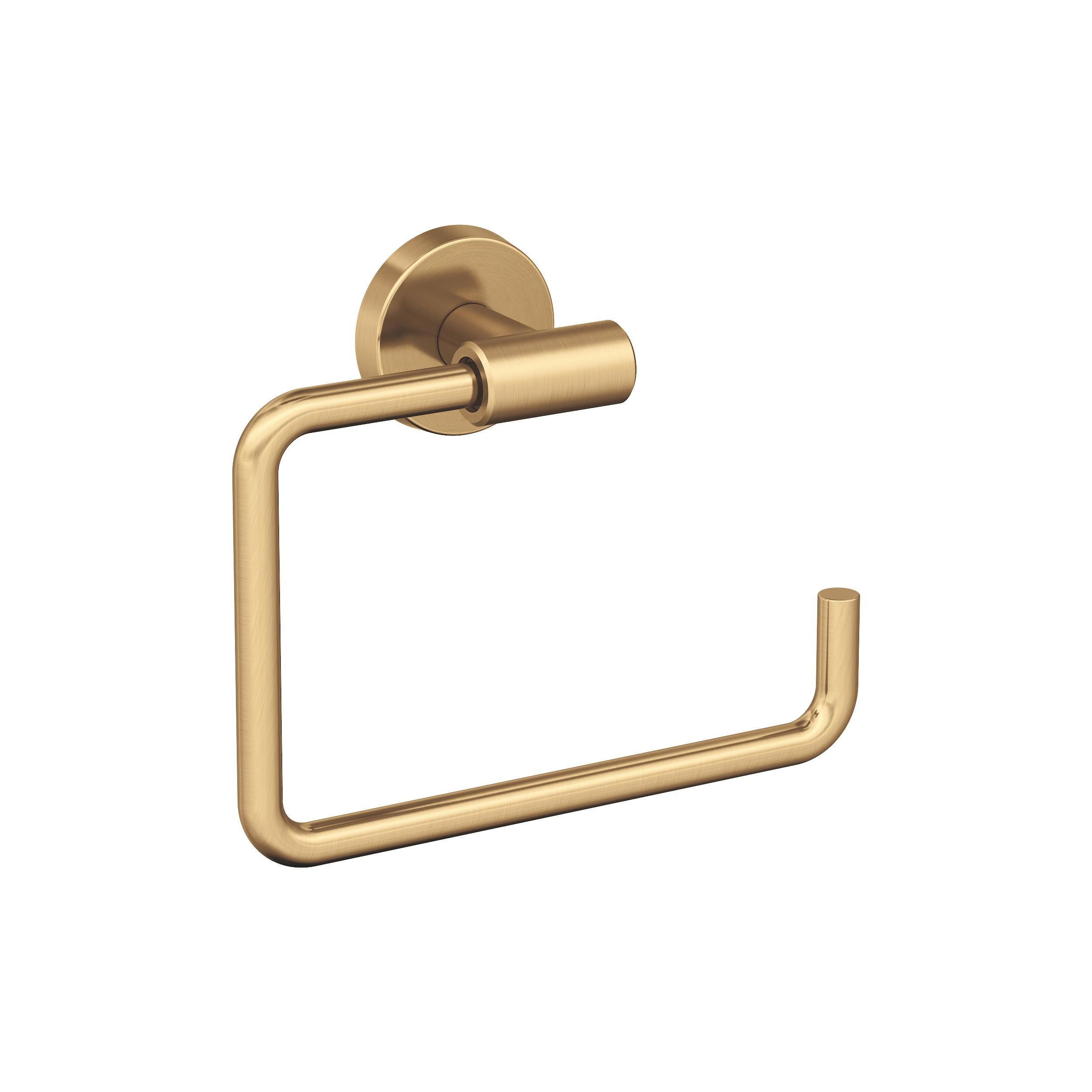 Aro de Toalla Individual de Montaje en Pared en Bronce Champagne - Amerock Arrondi BH26541CZ