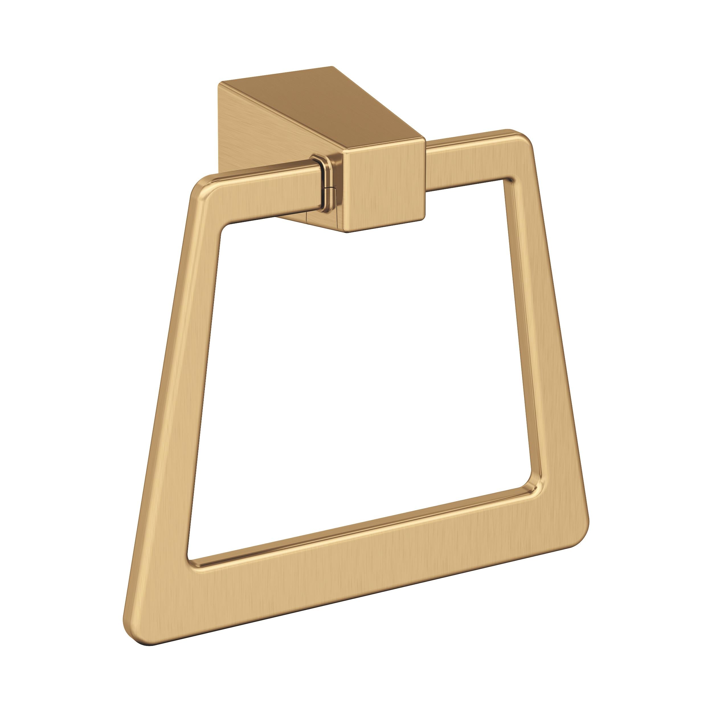 Amerock Blackrock Anillo de Toalla Individual para Montar en Pared en Bronce Champagne BH36002CZ