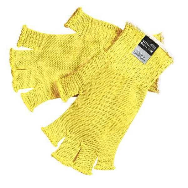 Guantes resistentes a cortes Mcr Safety, Nivel de corte A3, 7 ga, Amarillo, M - 9373M.