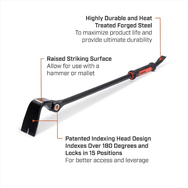 Weller Crescent 30 in. Pry Bar 1 pk - DB30X