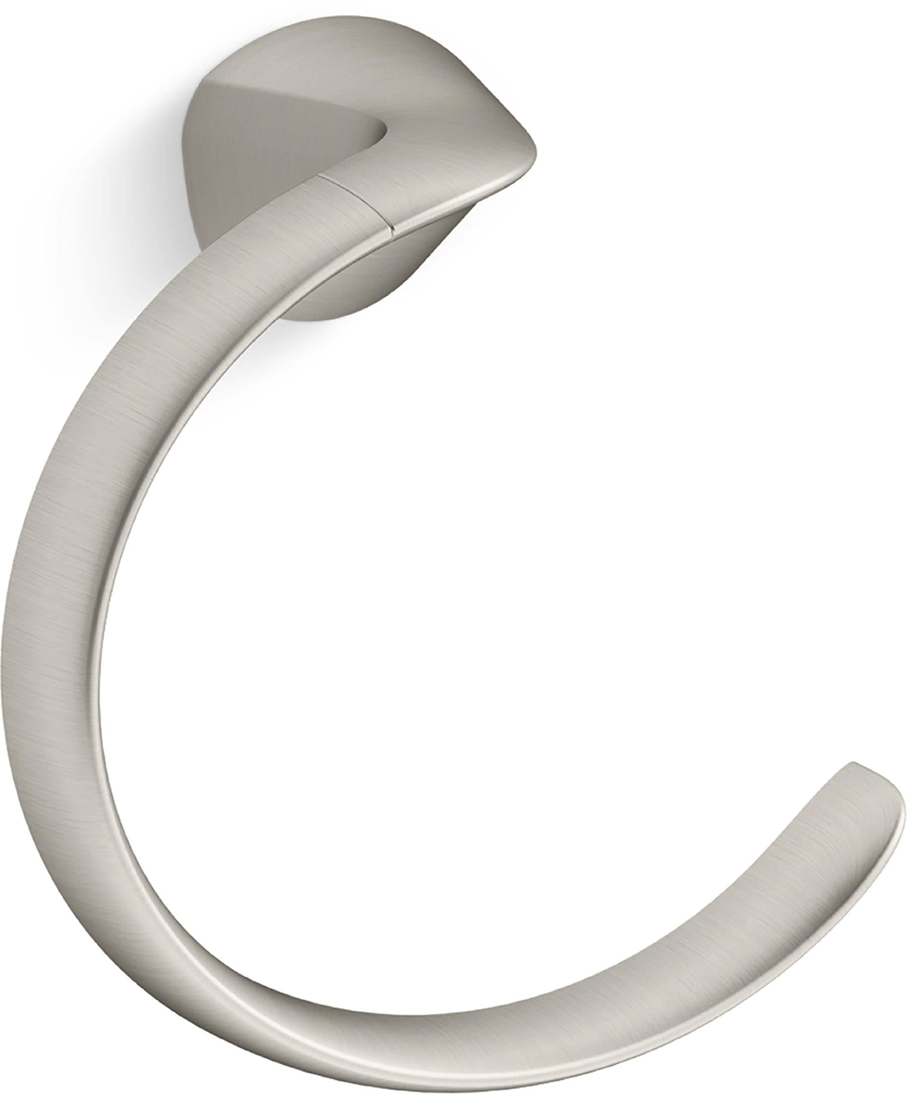 Aro de Toalla de Pared KOHLER Avail, Níquel Cepillado Vibrante
