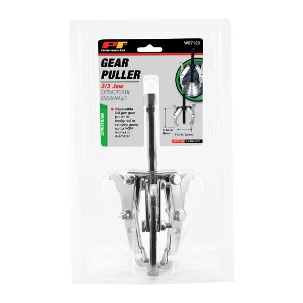 Performance Tool 2 Jaw Gear Puller 3 1/4 In X 4 3/4 In Gear Puller-2 J, W87123 - W87123