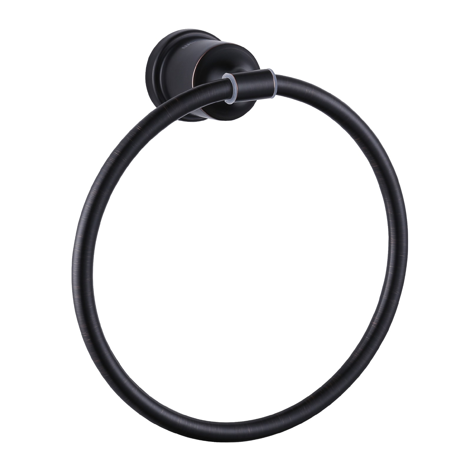 Toallero de argolla individual montado en la pared en bronce envejecido WOWOW 4030801RB-LW