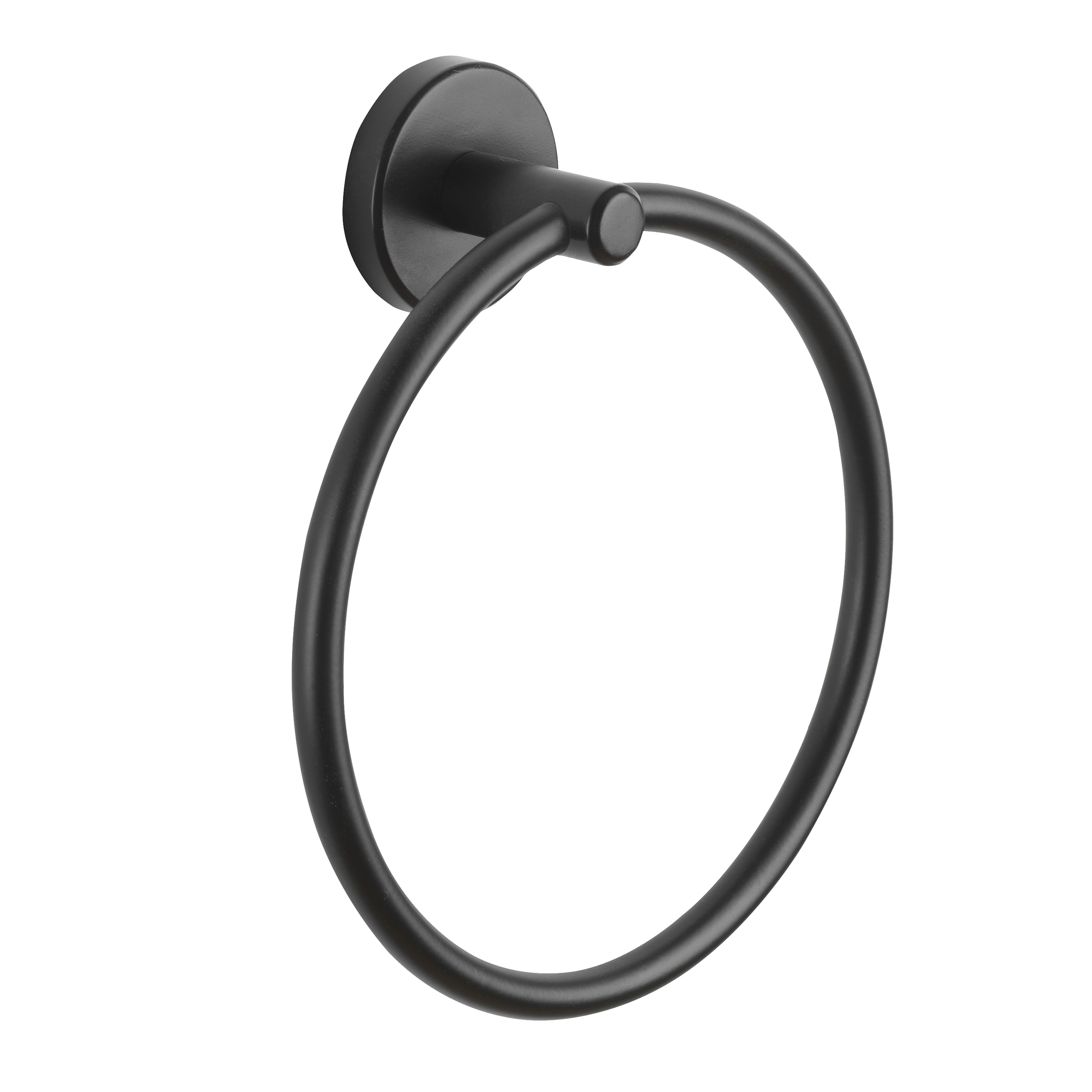 Juego de Argollas para Toalla en Negro Mate modelo Harlow de allen + roth