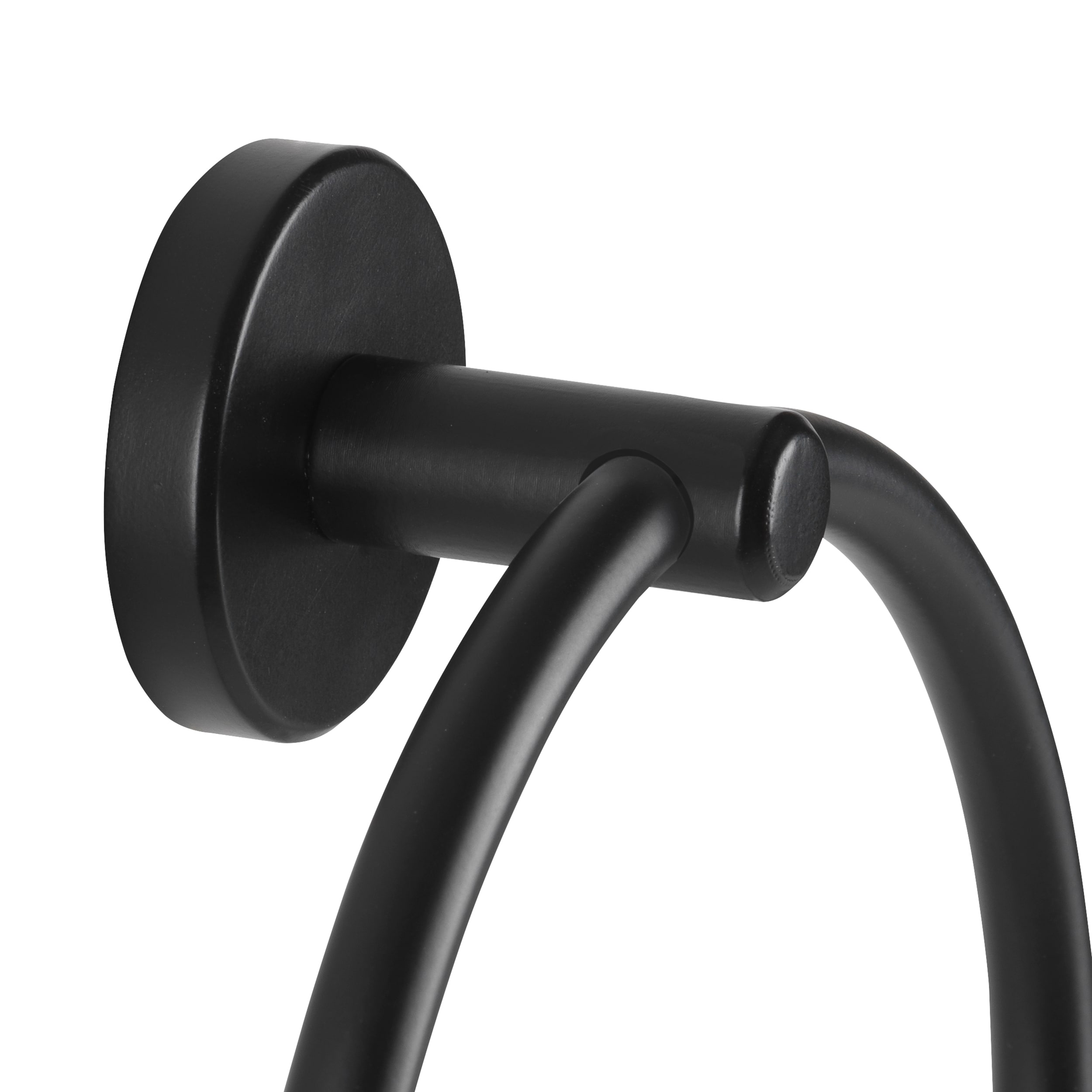 Juego de Argollas para Toalla en Negro Mate modelo Harlow de allen + roth