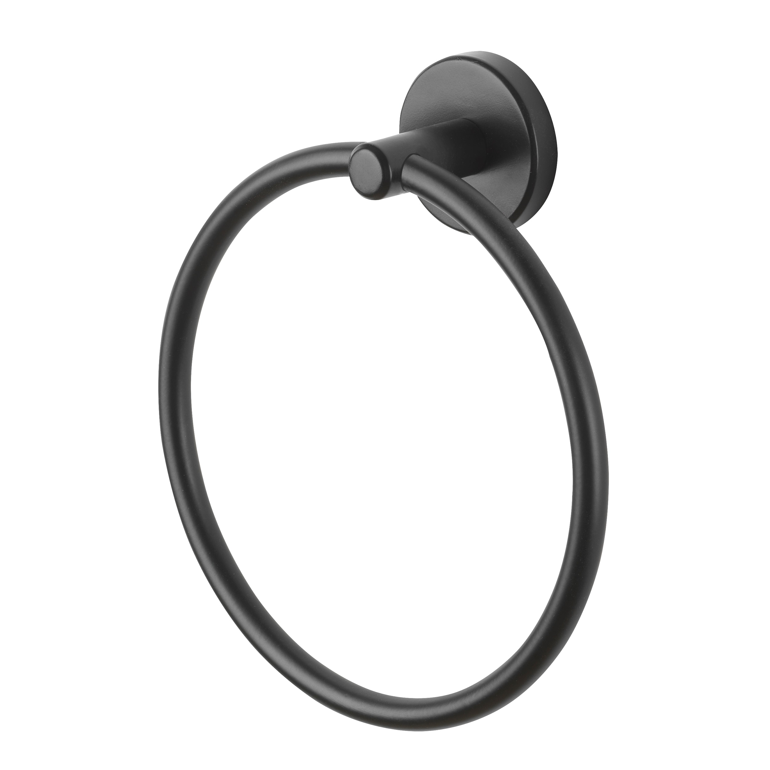 Juego de Argollas para Toalla en Negro Mate modelo Harlow de allen + roth