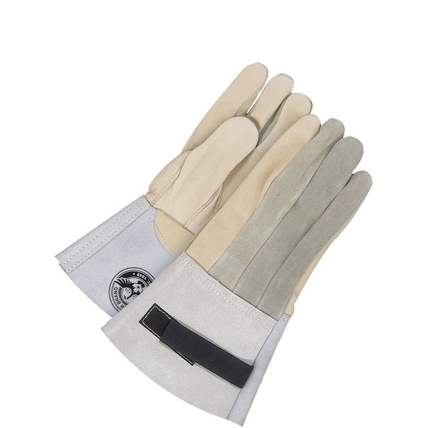 Guante utilitario premium de cuero dividido en la palma con correa de velcro, talla X5L - 63-1-949VT-16