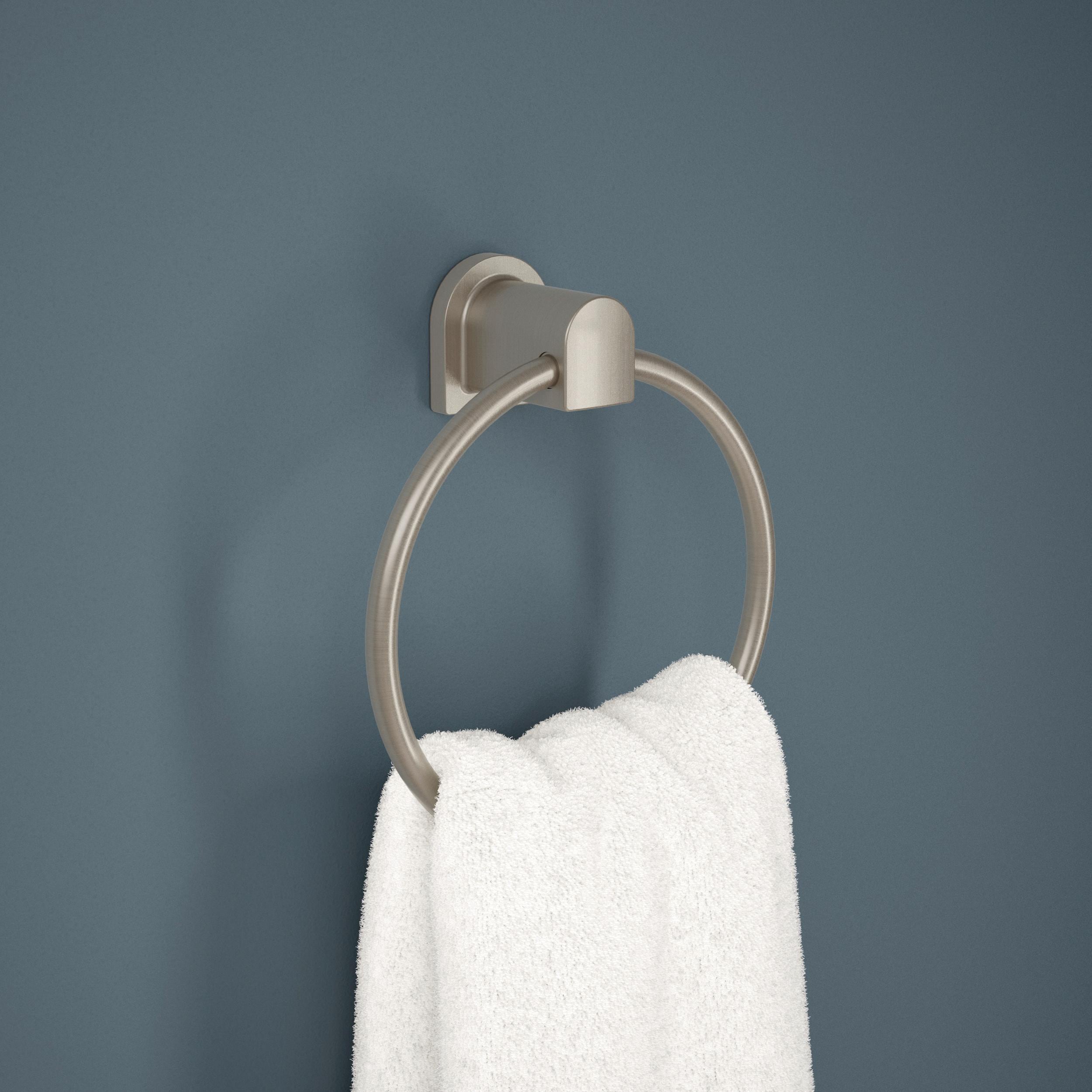 Soporte de Toalla Sencillo para Pared en Níquel Cepillado Peerless Xander PA319-BN