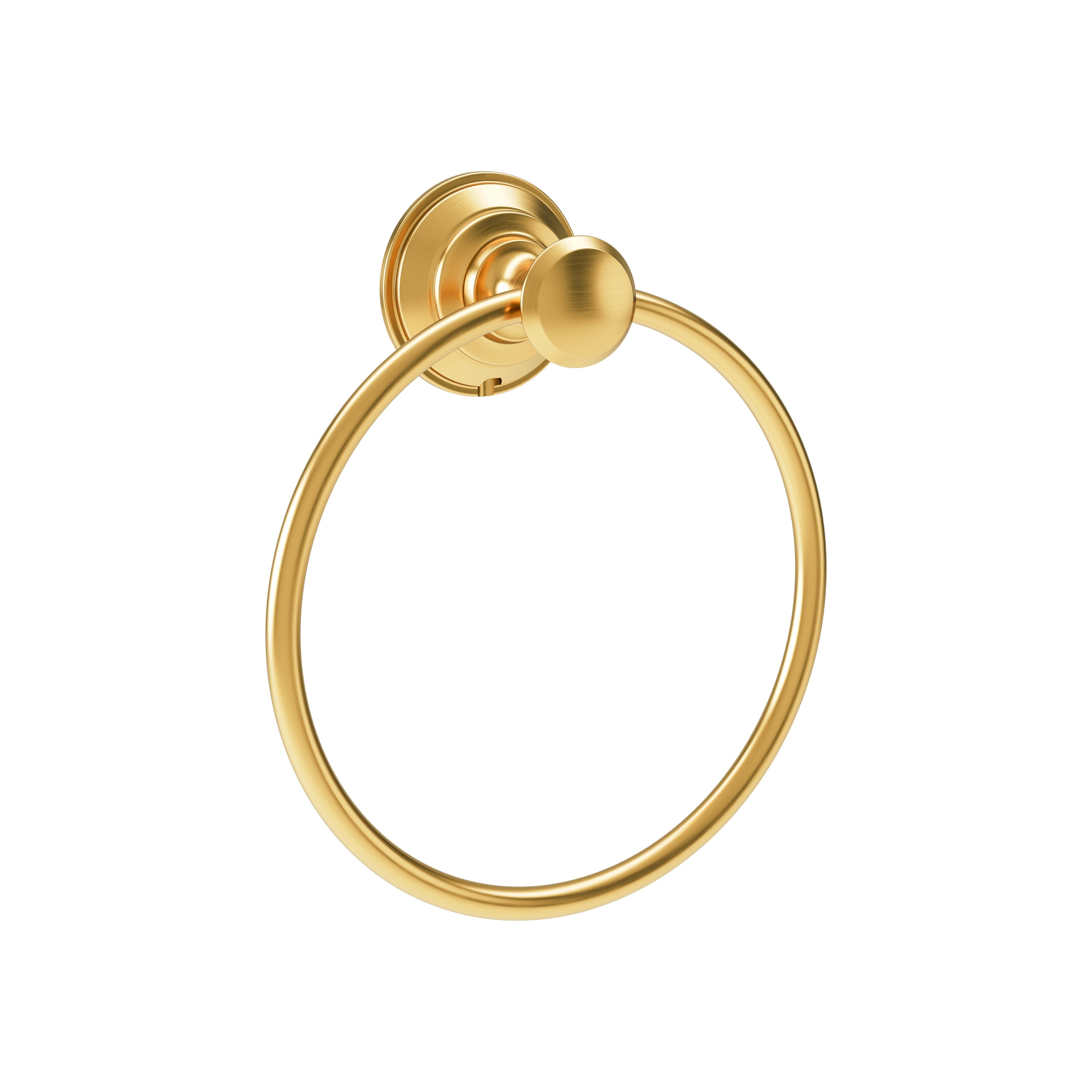 Anillo individual de toalla montado en pared de bronce cepillado Braston de Symmons 583TRBBZ