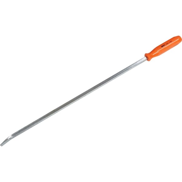 Gray Tools 24" Screwdriver Handle Pry Bar, Curved Nickel Plated Blade - 73424