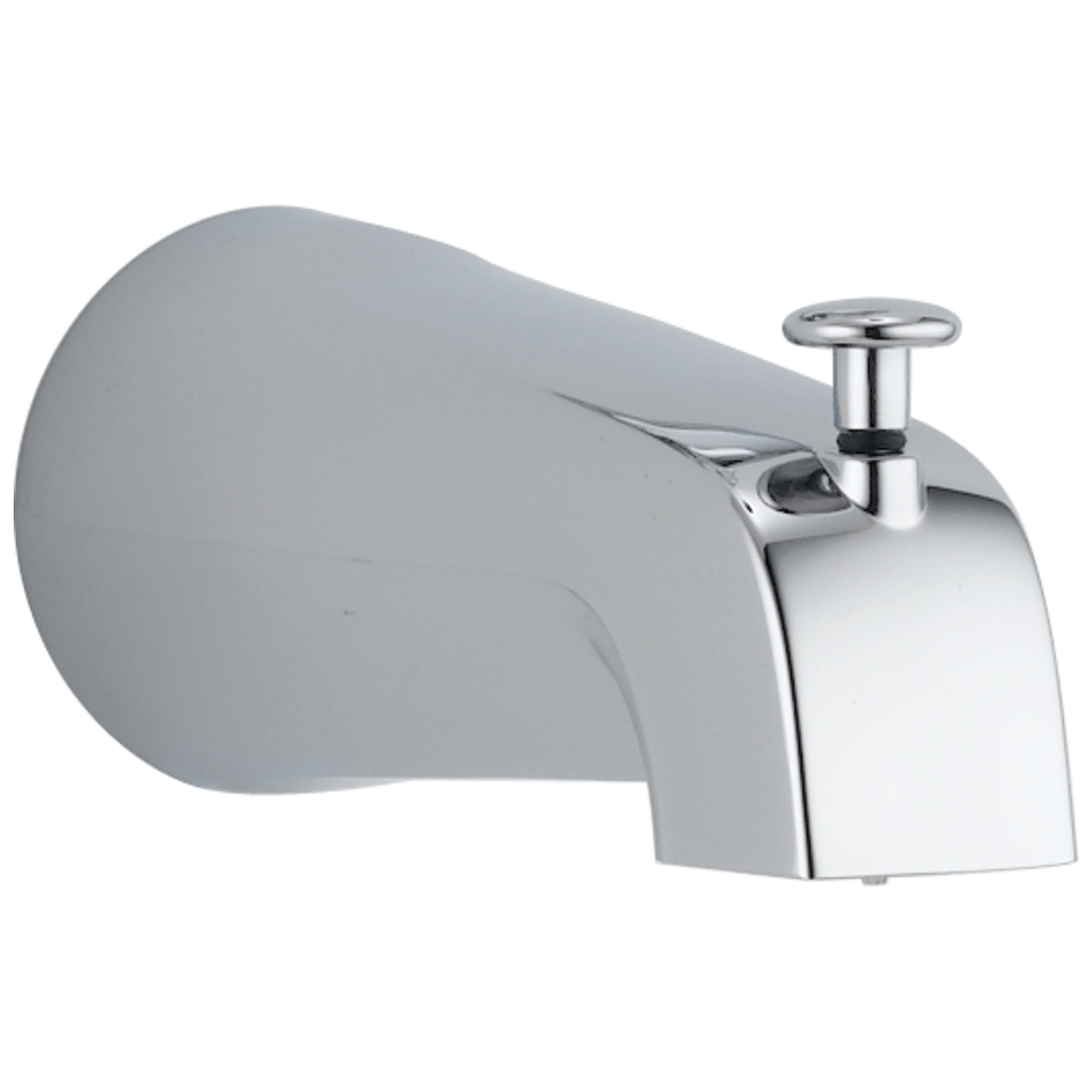 Caño de bañera cromado de ajuste universal con desviador RP19895 de Delta