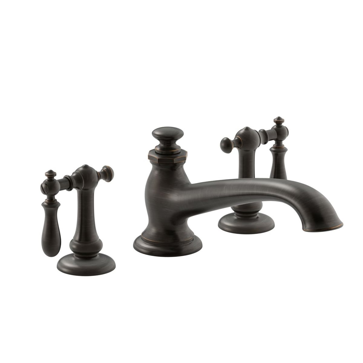 Caño de Bañera en Bronce Frotado con Aceite con Desviador KOHLER 72777-2BZ