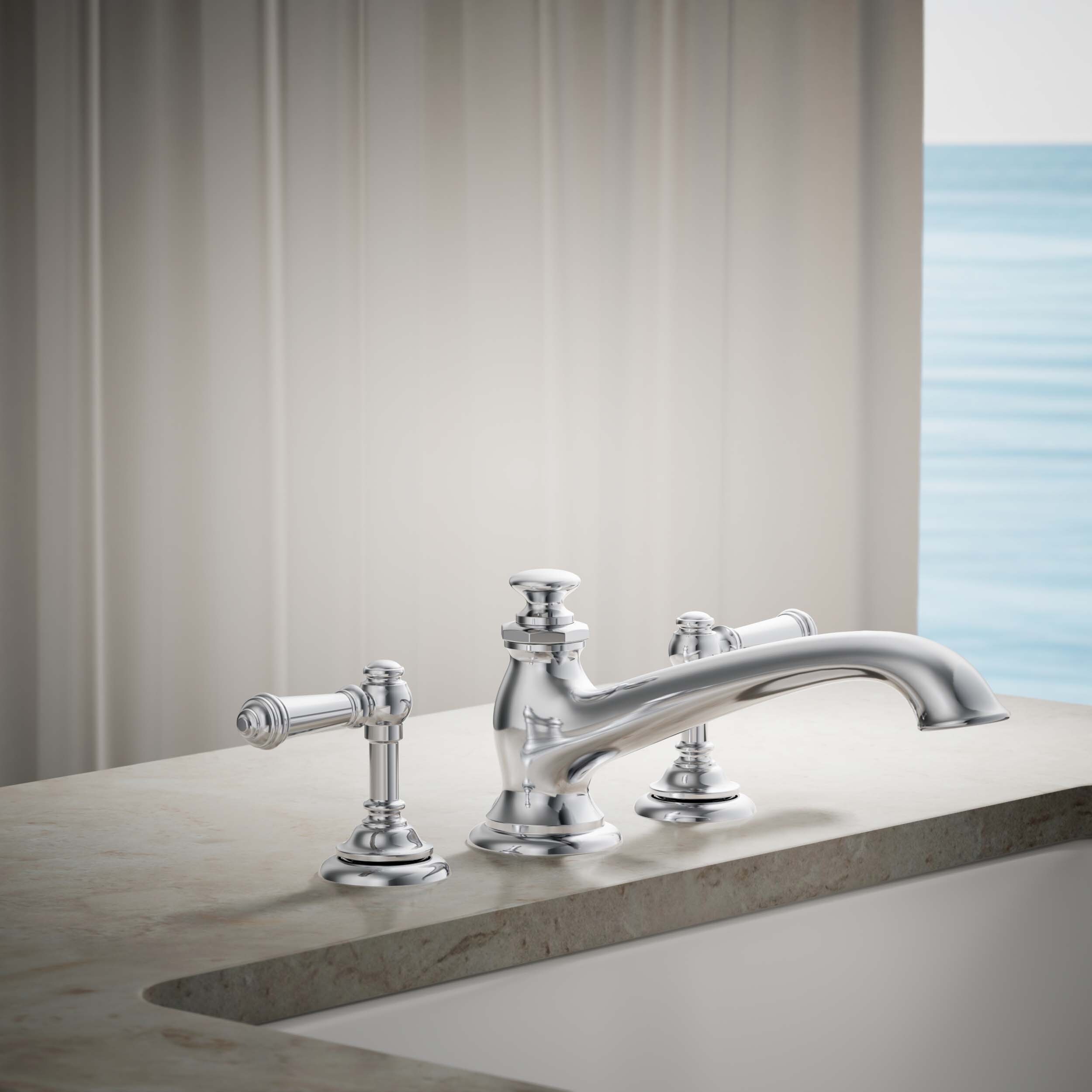 Caño para tina con desviador en cromo pulido KOHLER 72777-CP