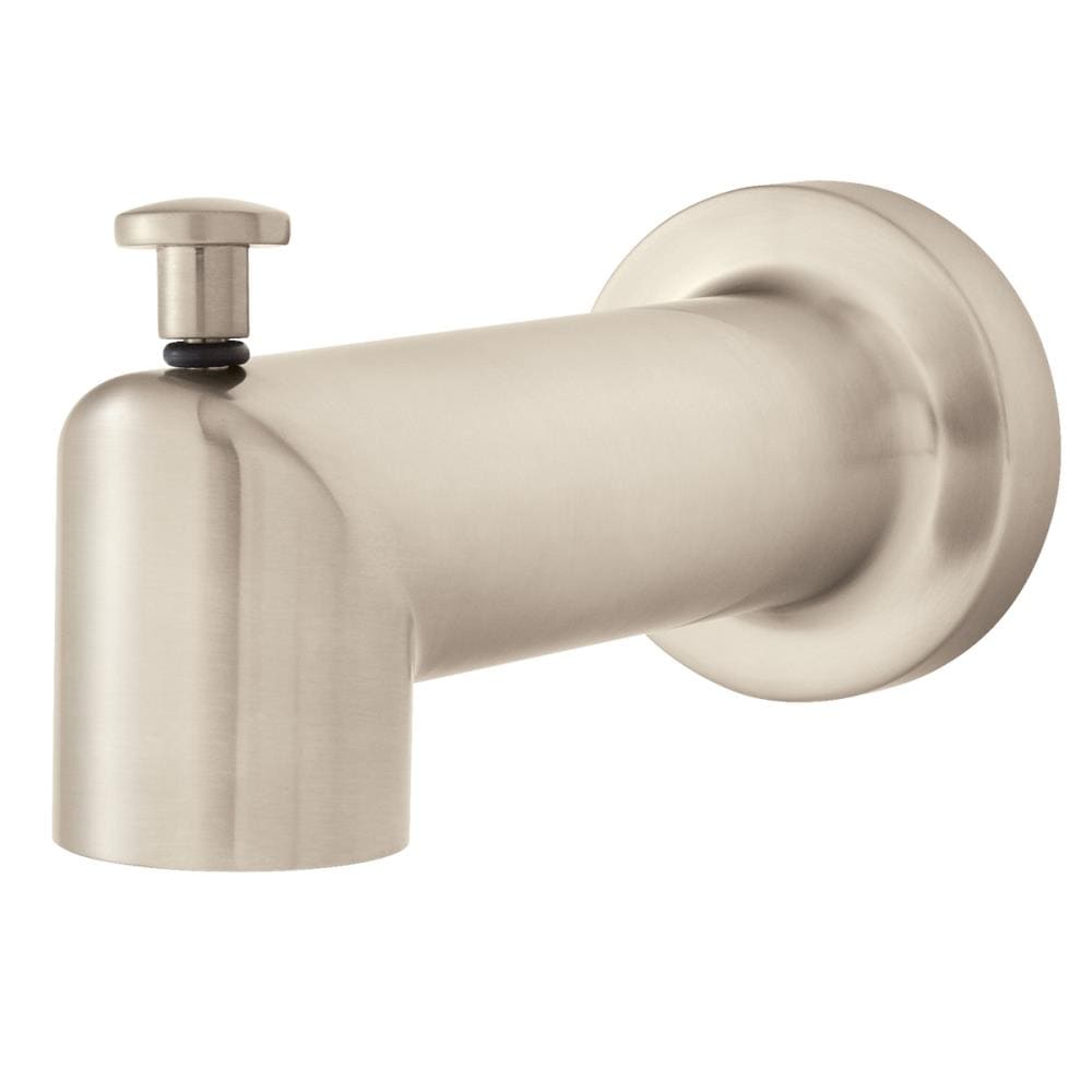Caño para tina con desviador de níquel cepillado de ajuste universal Speakman S-1558-BN