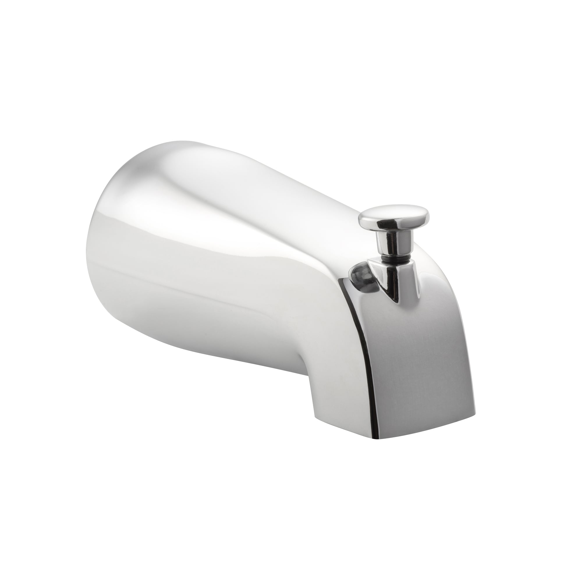Caño de bañera universal montado en la pared cromado PULSE con desviador