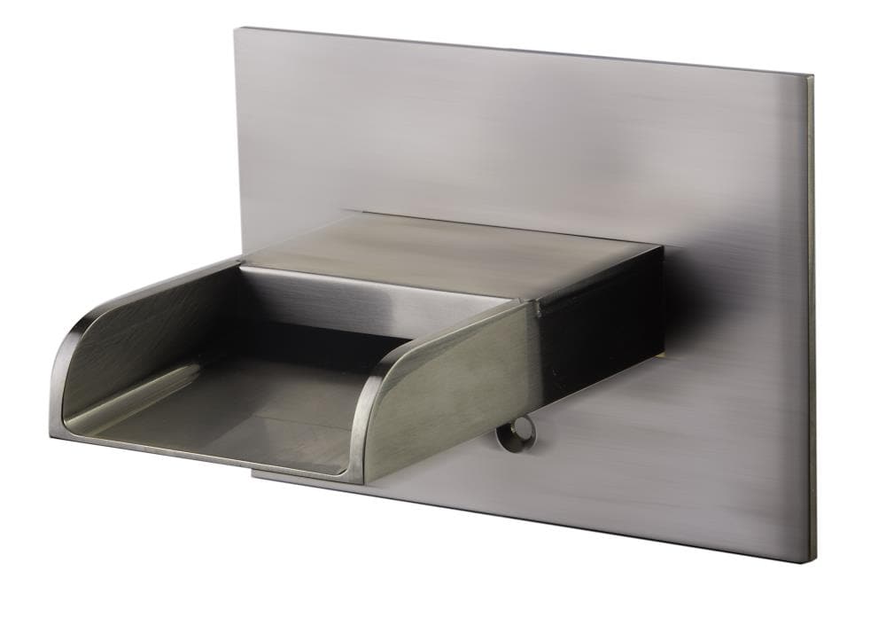 Caño para bañera de níquel cepillado ALFI (Incluye cubierta) AB5901-BN