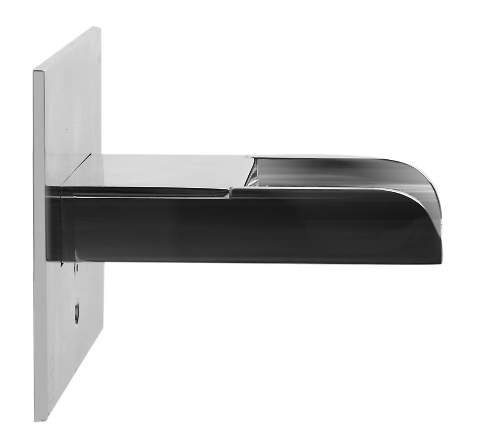 Caño para Bañera de Cromo Pulido de ALFI (incluye placa decorativa) AB5901-PC