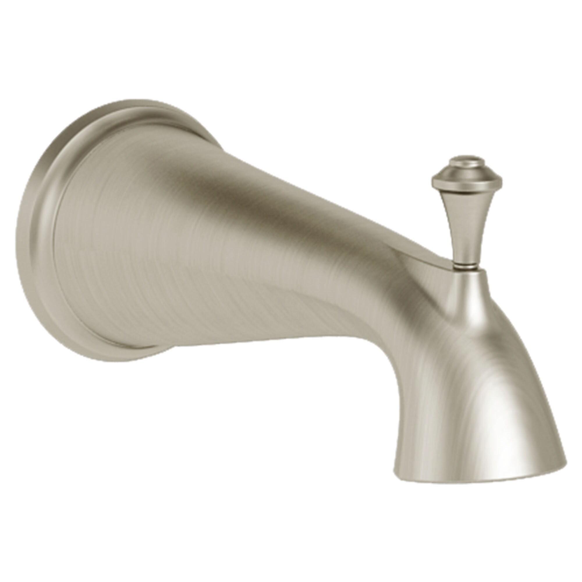 Caño de bañera en níquel cepillado American Standard con desviador 8888104.295