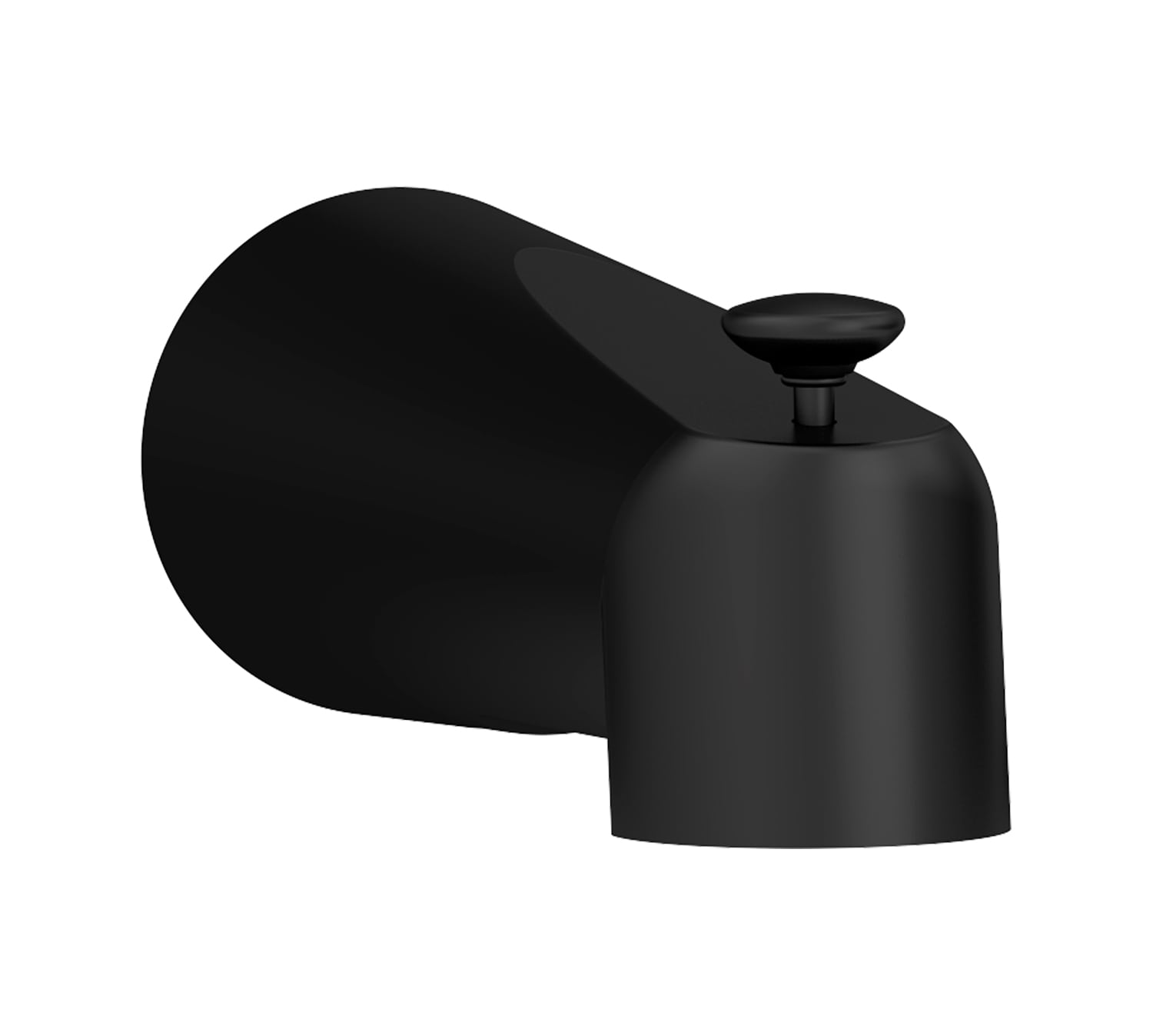 Caño de bañera negro mate Symmons con desviador (Incluye embellecedor) 352TS-MB
