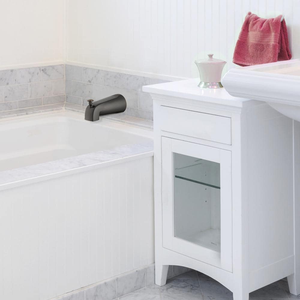 Caño de bañera de ajuste universal en bronce envejecido de Design House 522581