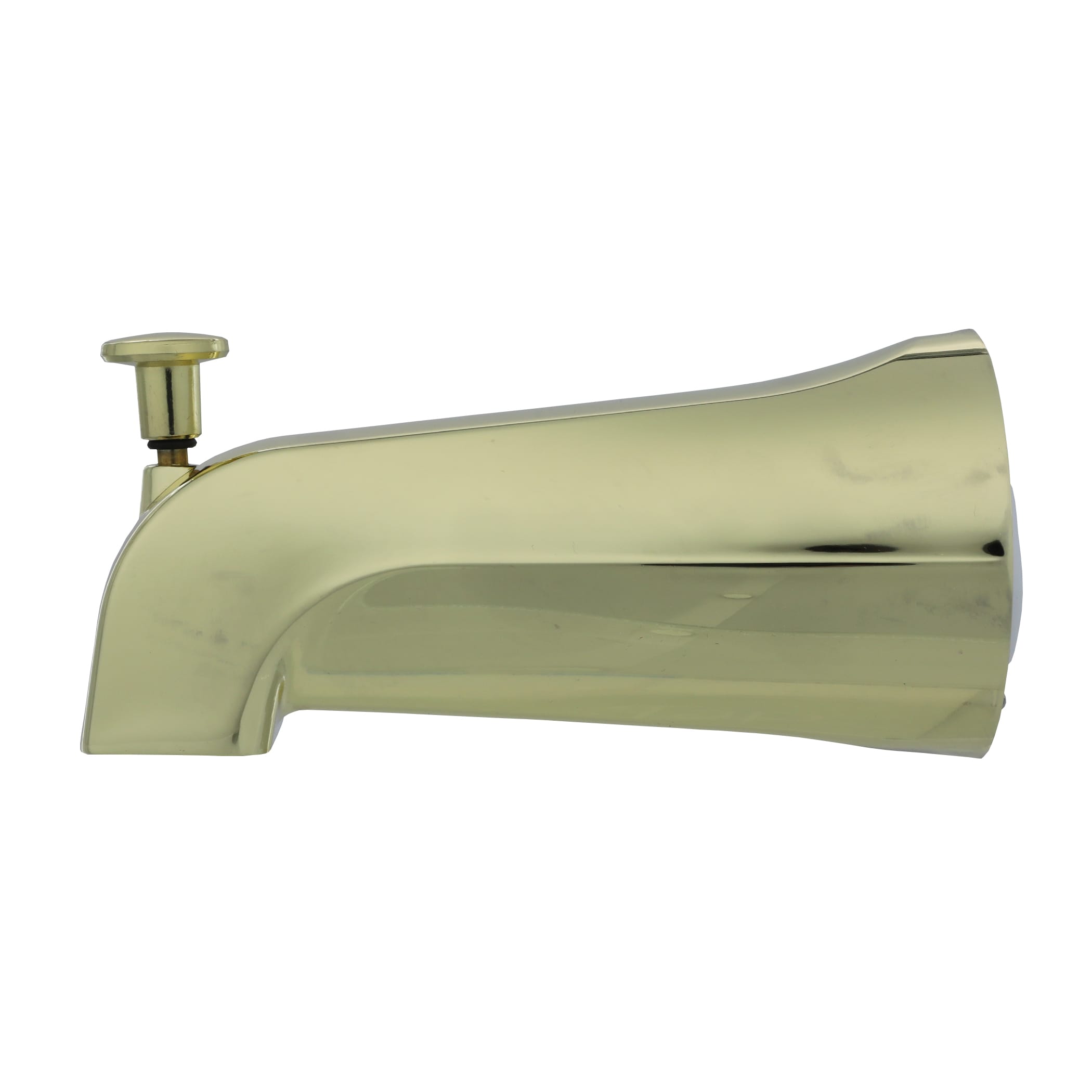 Caño para bañera con diverter en latón pulido de ajuste universal Danco 89265