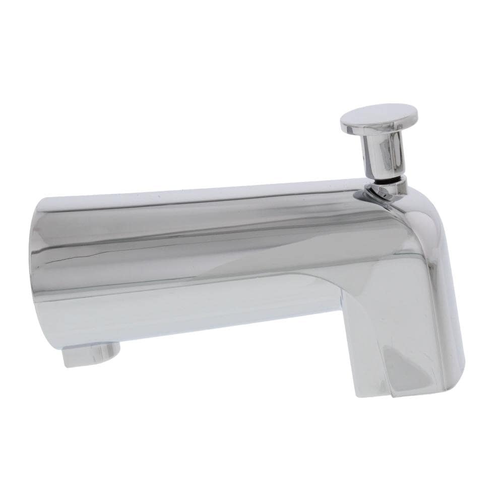 Caño para bañera de ajuste universal con diverter en cromo pulido Road & Home RVP031