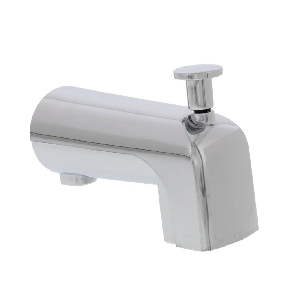 Caño para bañera de ajuste universal con diverter en cromo pulido Road & Home RVP031