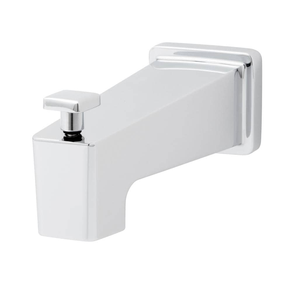 Canilla de bañera cromada pulida con desviador de ajuste universal Speakman S-1569.