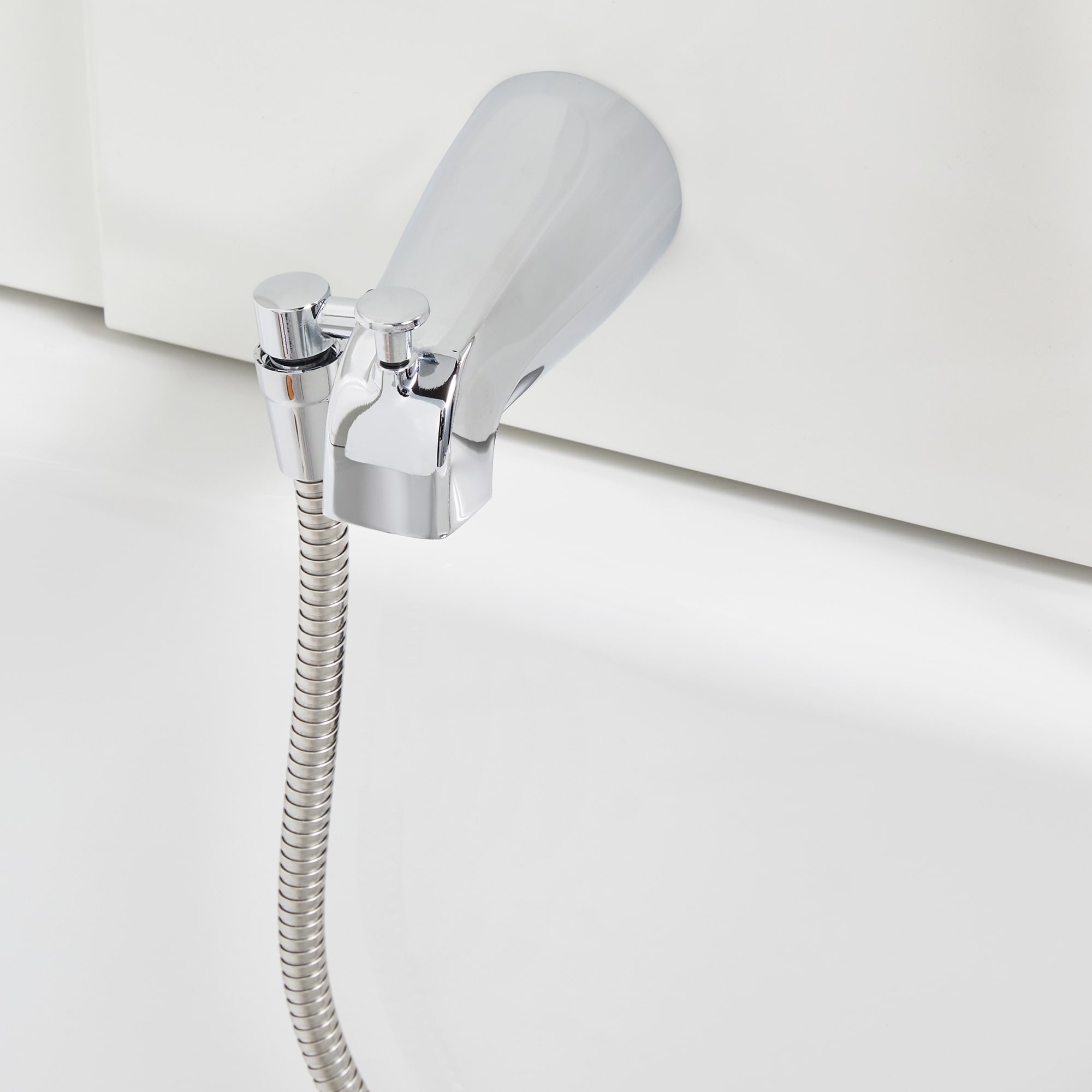 Caño para bañera con desviador, ajuste universal, cromado Delta U1072-PK