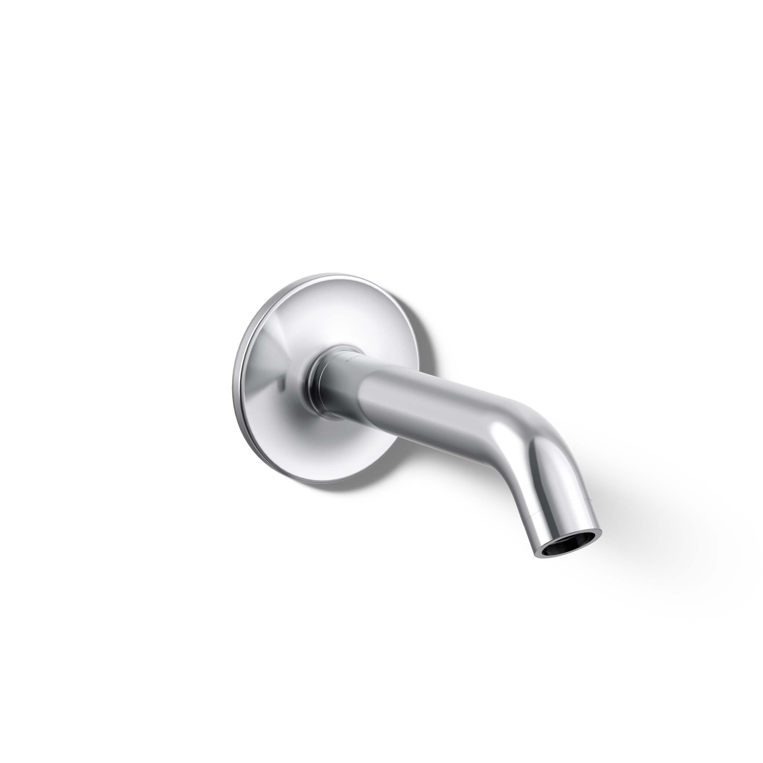 Caño de bañera de montaje en pared en cromo pulido estilo purista KOHLER - Modelo Universal 14426-CP