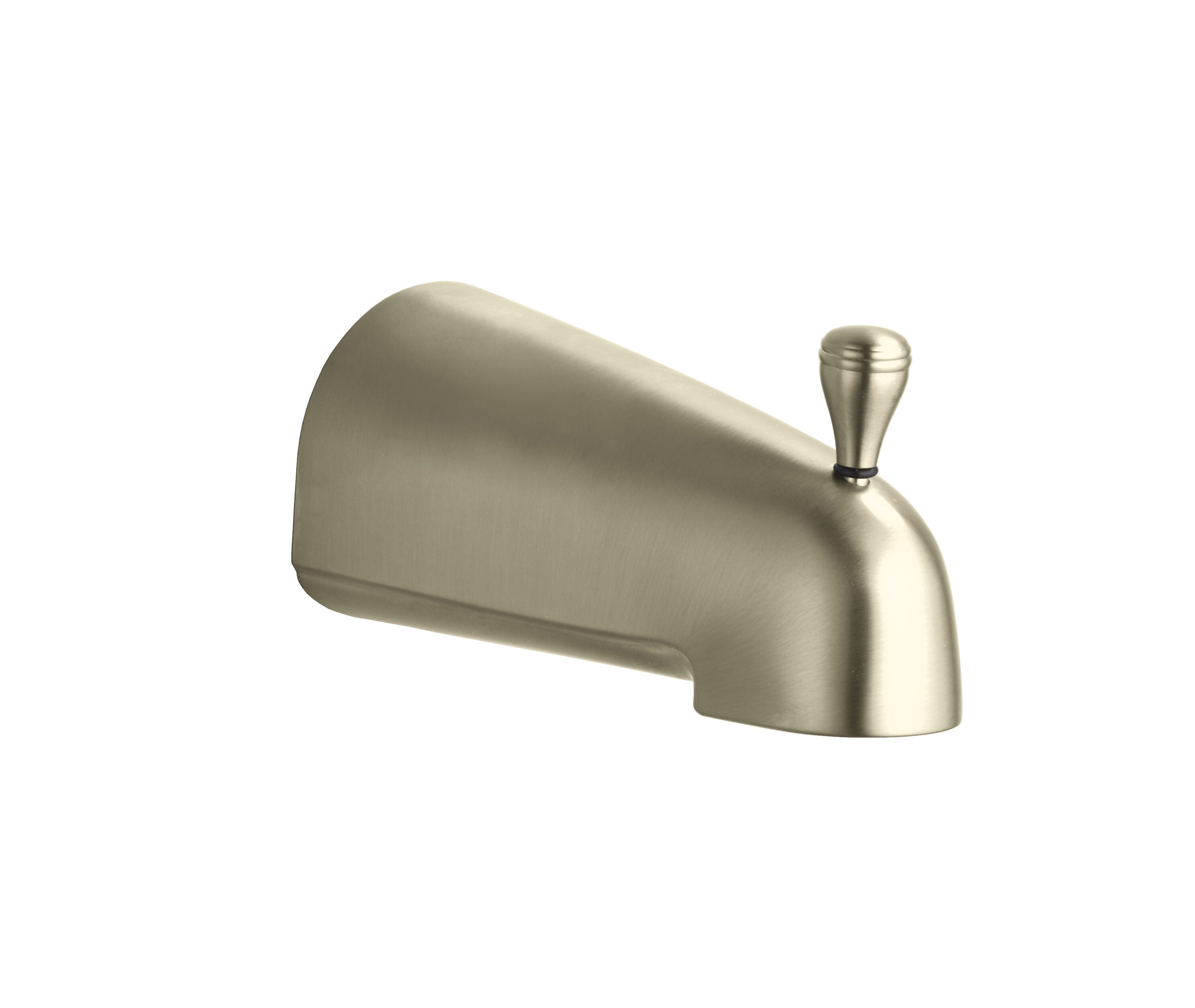 Caño para bañera con desviador de ajuste universal en níquel cepillado brillante KOHLER