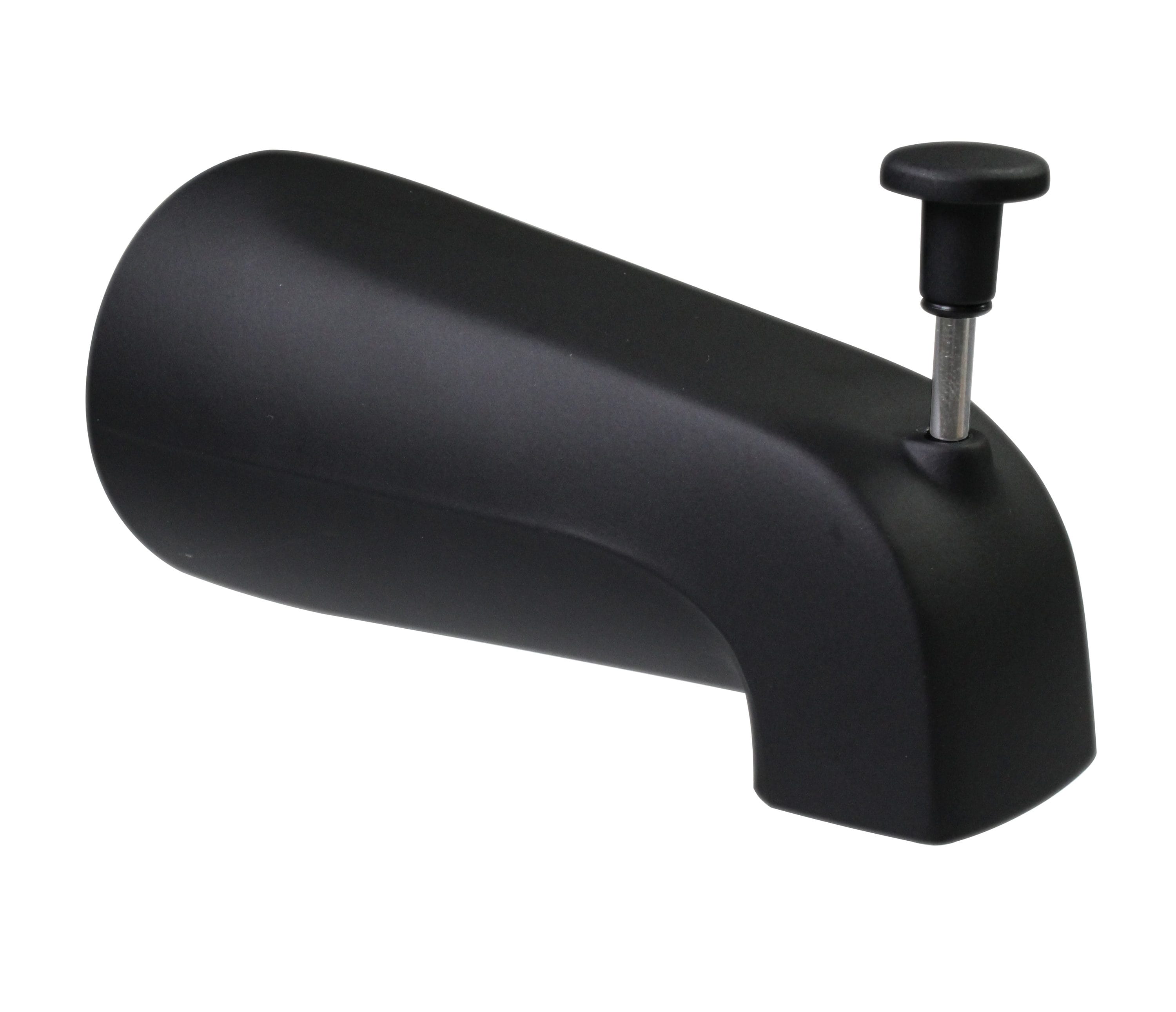 Caño para bañera en negro mate WESTBRASS con desviador E531D-1F-62