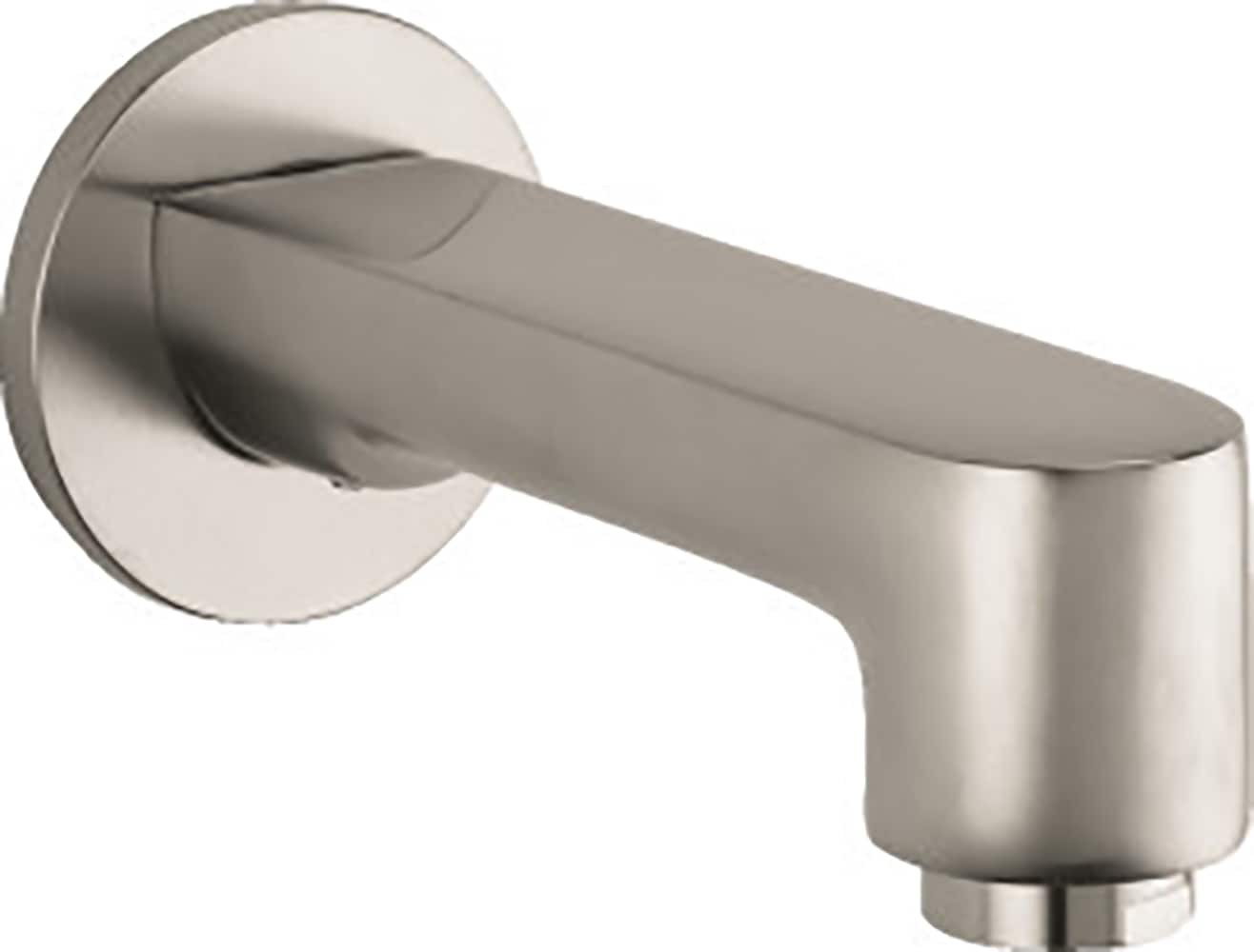 Caño de Bañera de Ajuste Universal en Níquel Cepillado Hansgrohe 14413821