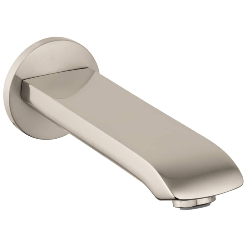 Caño para bañera de ajuste universal en níquel cepillado Hansgrohe 31494821