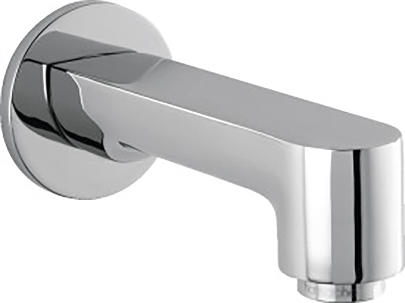 Caño de bañera universal en cromo de Hansgrohe 14413001
