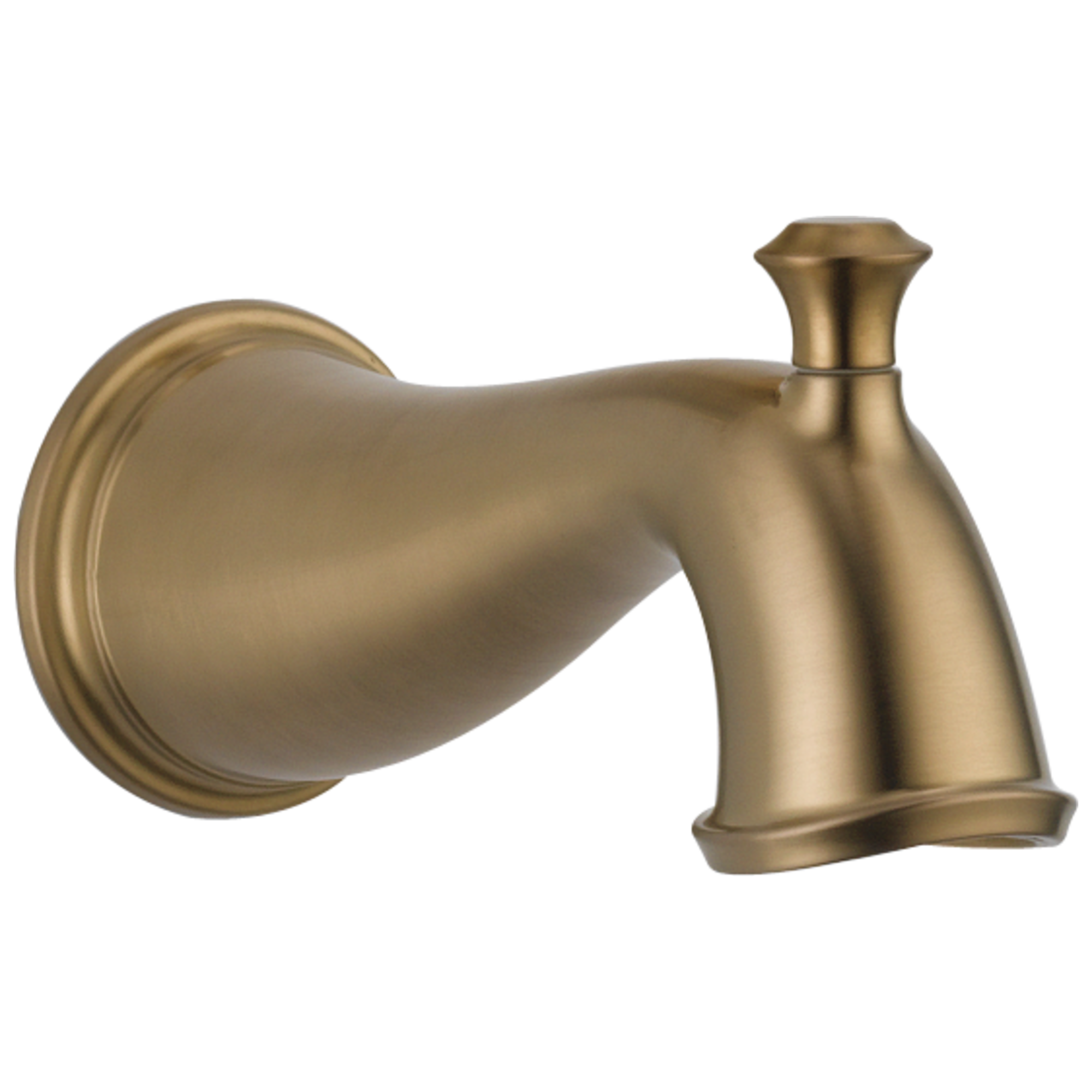 Caño de bañera universal con desviador en bronce champagne de Delta RP72565CZ