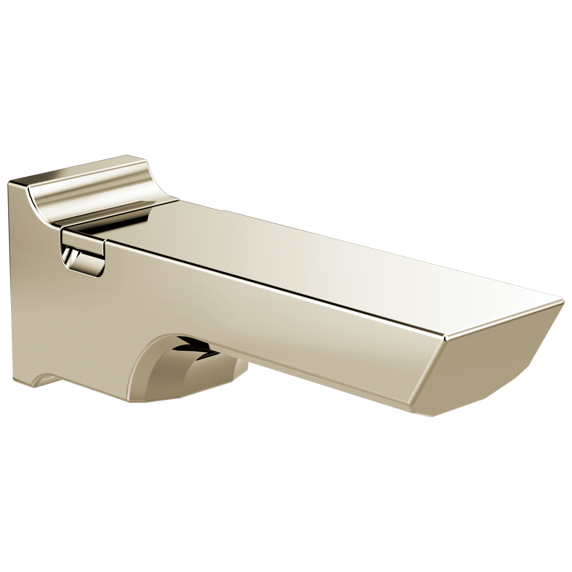 Boquilla para bañera con desviador de níquel pulido Delta Lumicoat de ajuste universal RP90158PNPR