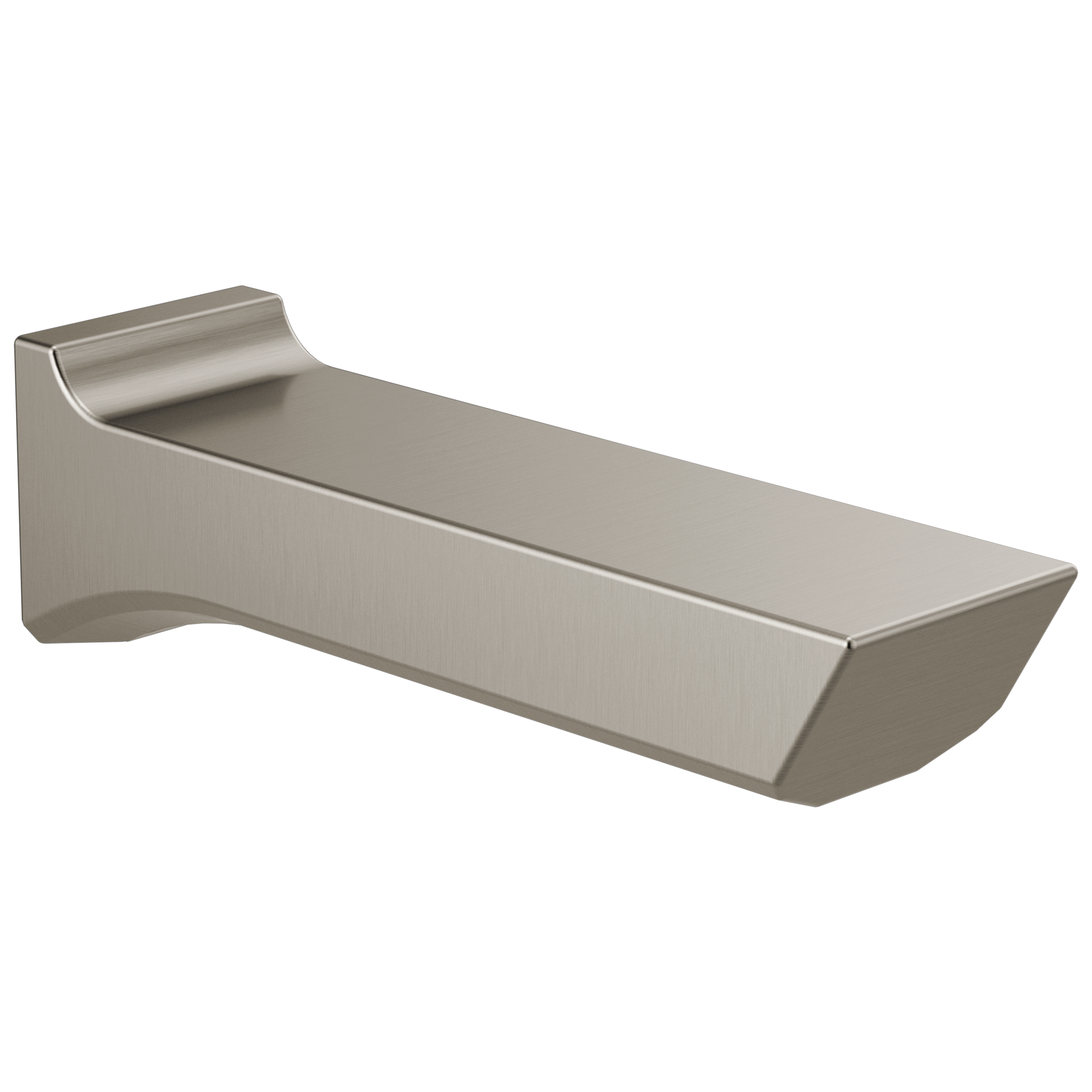 Caño para bañera de acero inoxidable con recubrimiento Lumicoat Delta Universal Fit RP90159SSPR