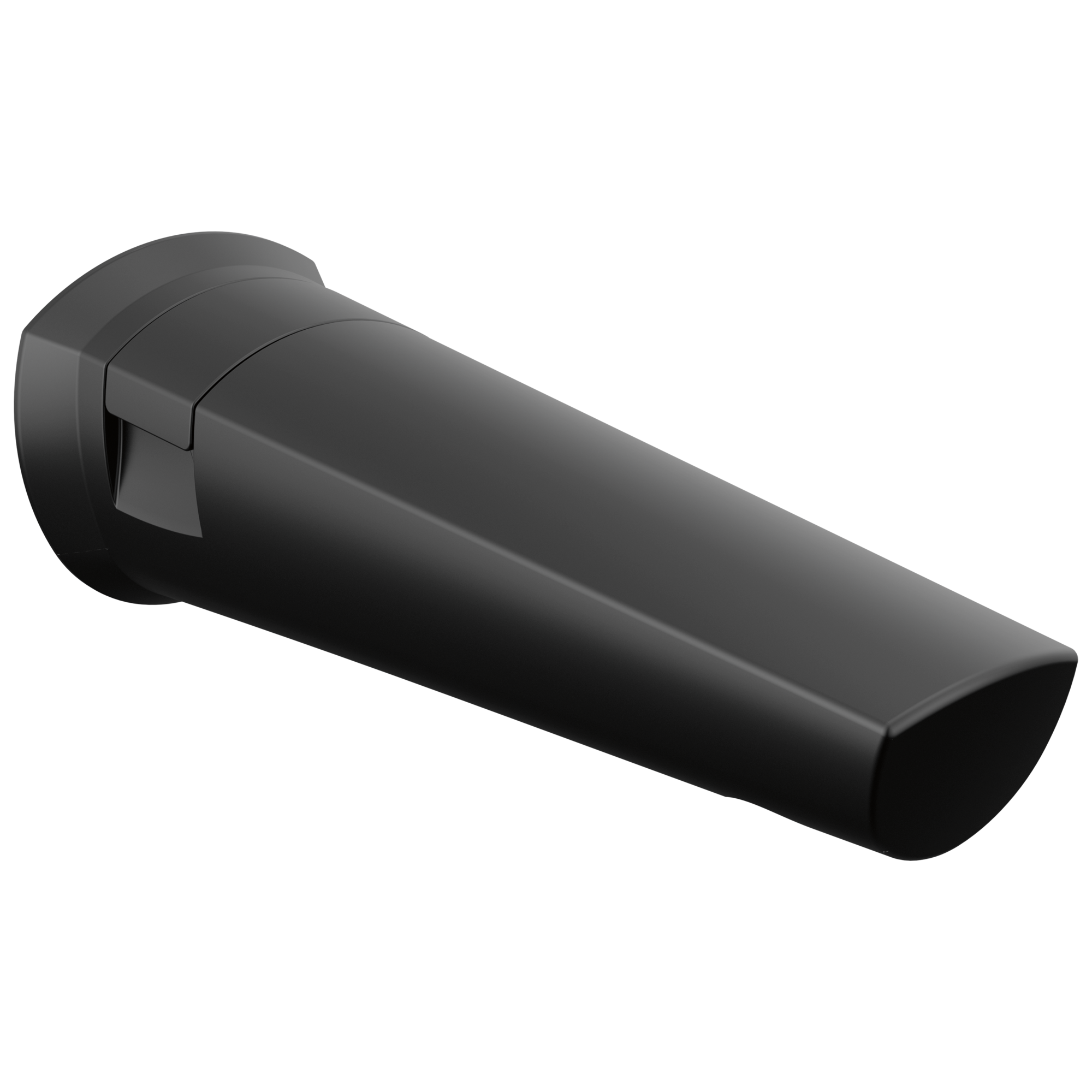 Caño para bañera Delta Matte Black con desviador de ajuste universal RP101394BL