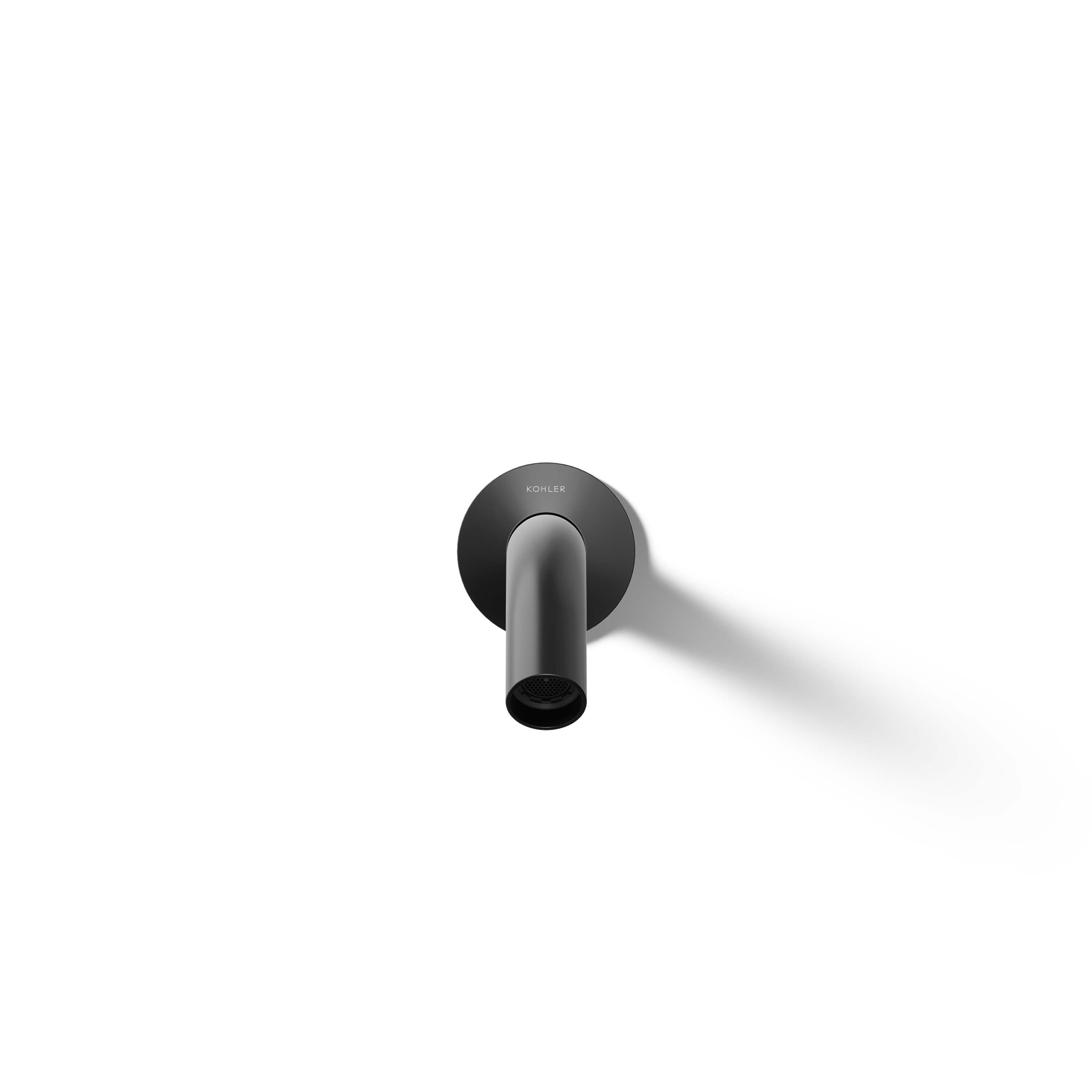 Caño para bañera en negro mate KOHLER con adaptación universal (Incluye roseta) K-T23890-BL