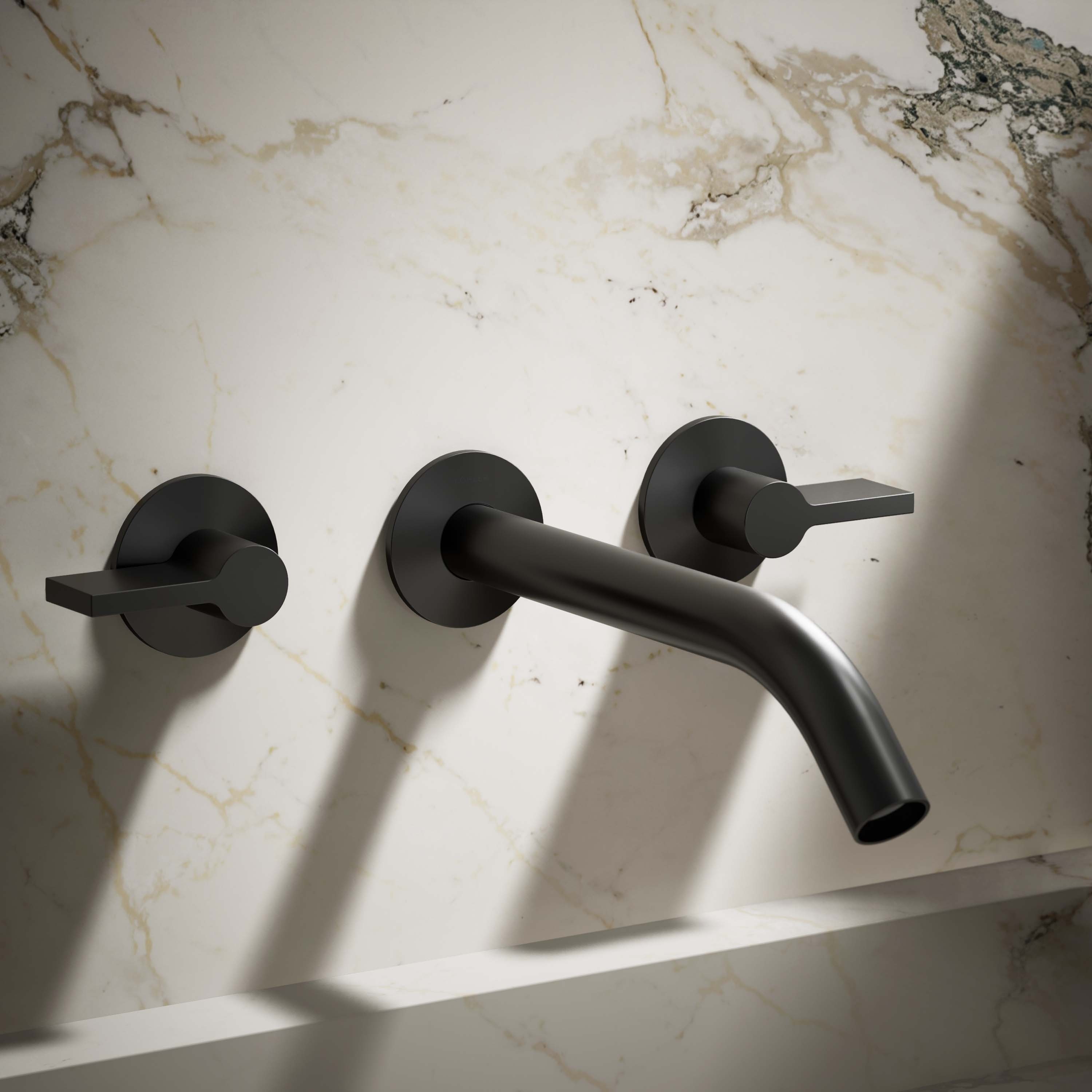 Caño para bañera en negro mate KOHLER con adaptación universal (Incluye roseta) K-T23890-BL