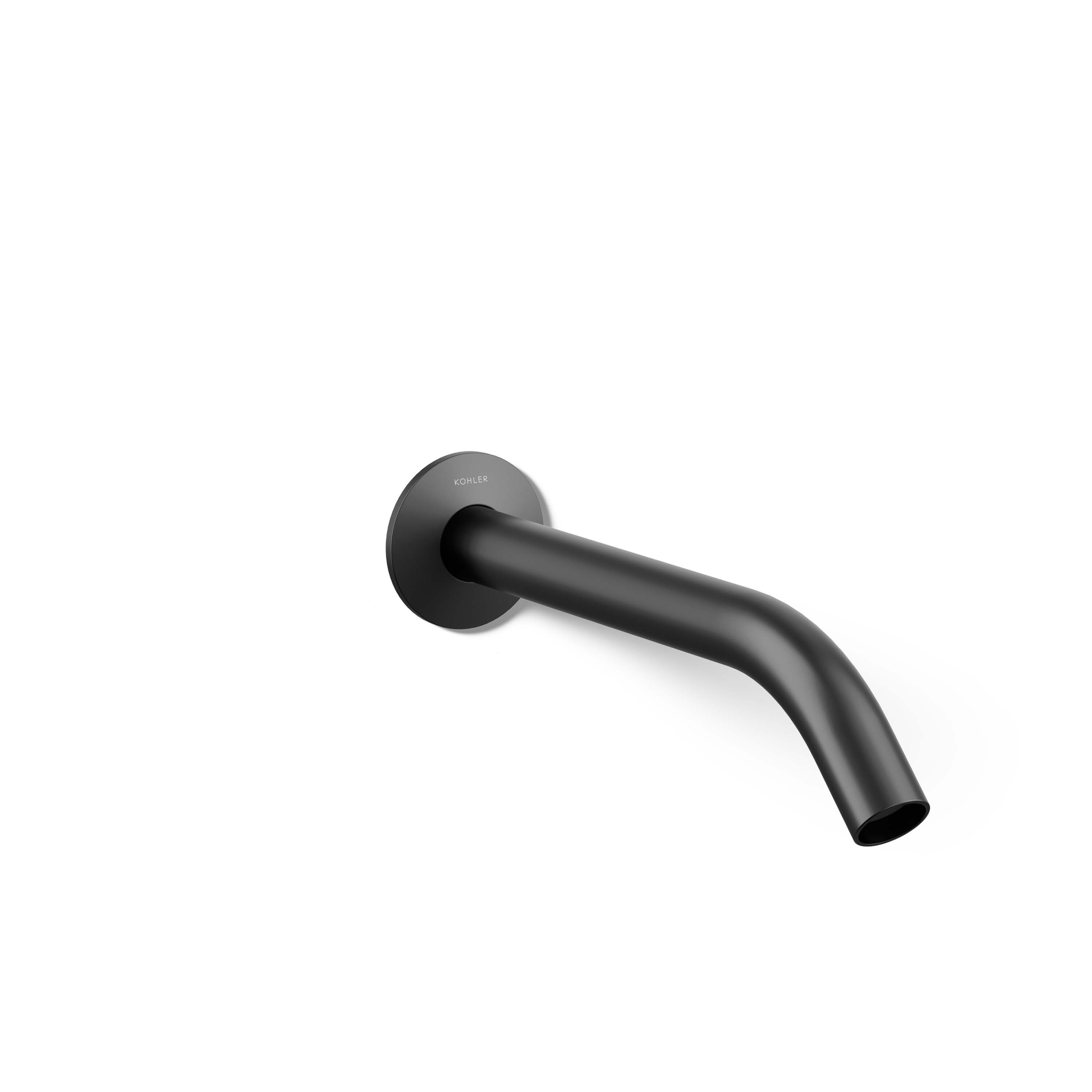 Caño para bañera en negro mate KOHLER con adaptación universal (Incluye roseta) K-T23890-BL