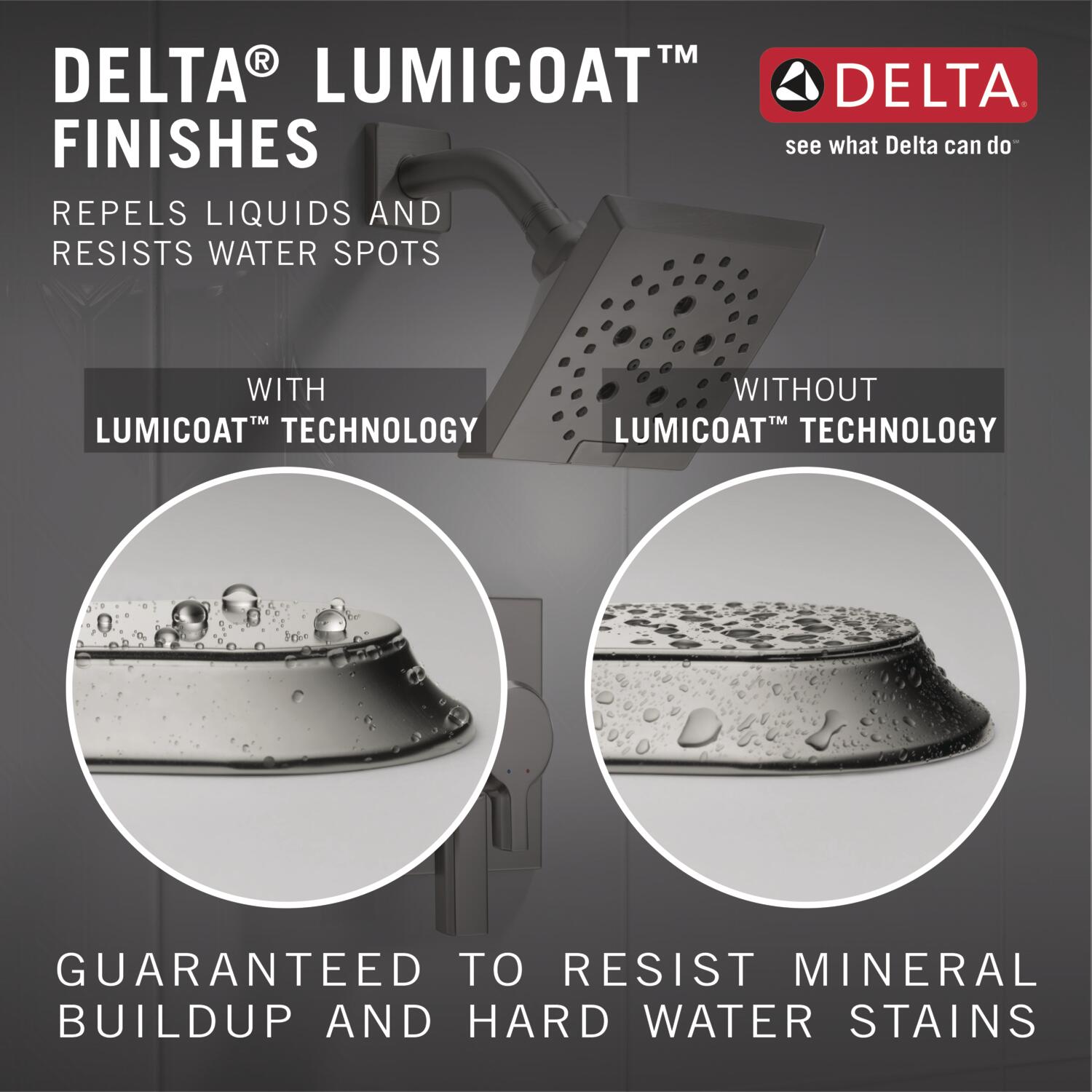 Caño para bañera de ajuste universal de acero inoxidable Delta Lumicoat RP93249SSPR