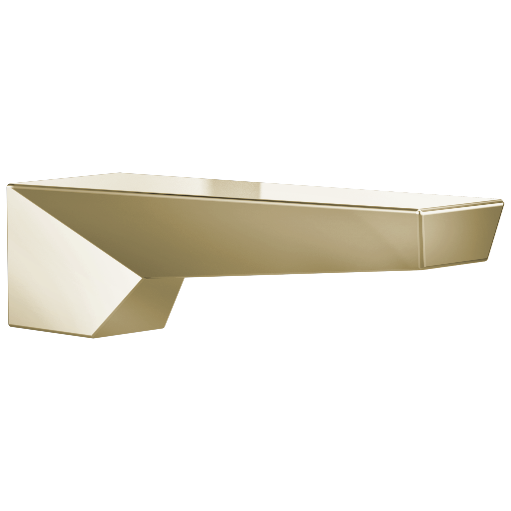 Boquilla para bañera universal de níquel pulido con Lumicoat Delta RP93249PNPR