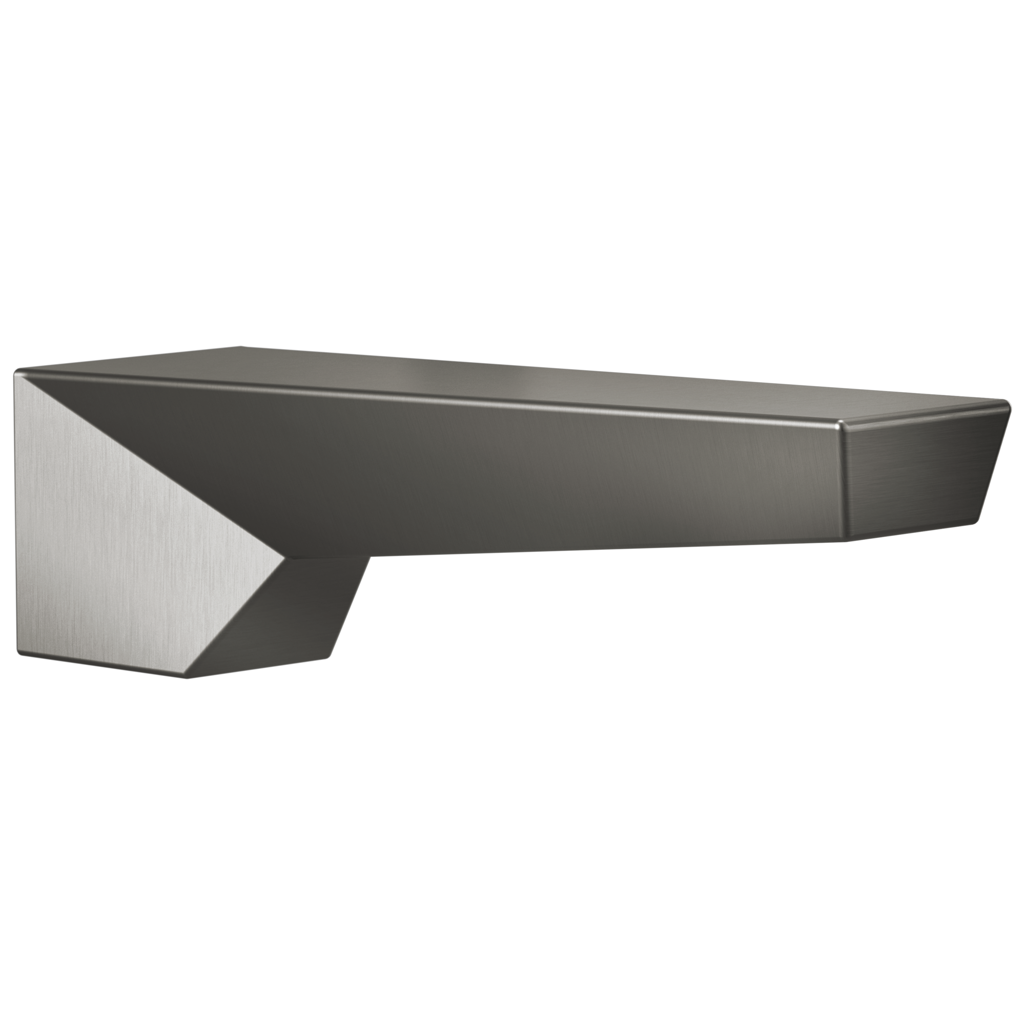 Pico de bañera universal de acero inoxidable negro con recubrimiento Lumicoat Delta RP93249KSPR