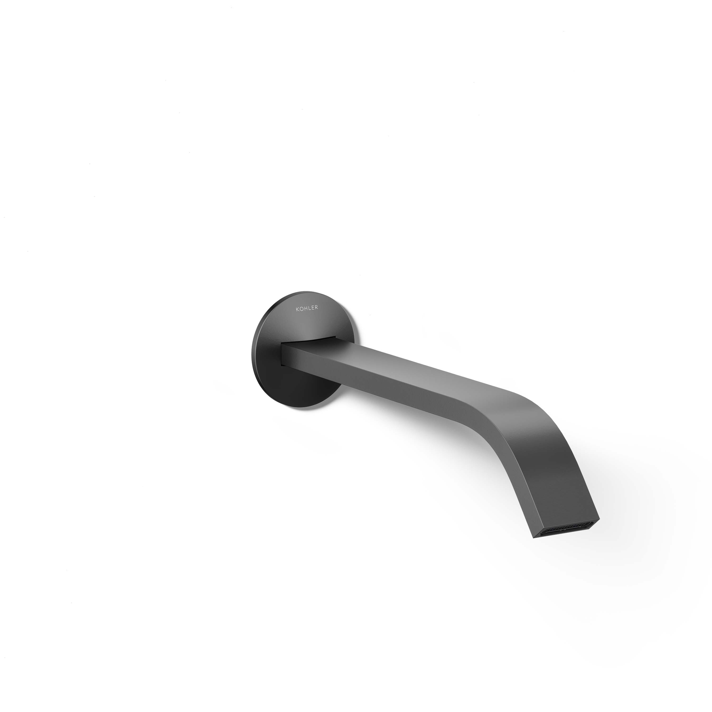 Caño para bañera de Ajuste Universal en Negro Mate KOHLER Components ( Incluye chapetón ) K-T23888-BL