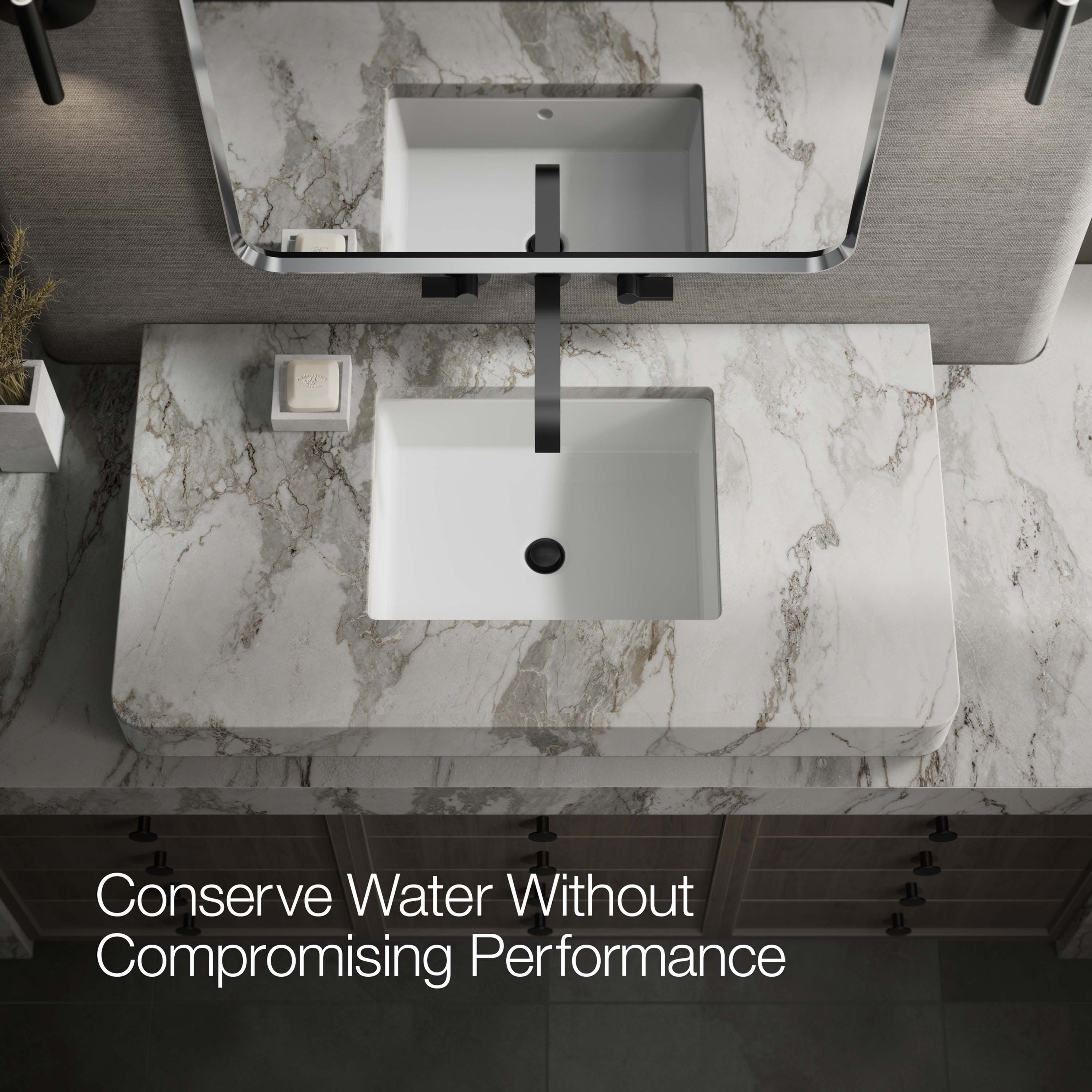 Caño para bañera de Ajuste Universal en Negro Mate KOHLER Components ( Incluye chapetón ) K-T23888-BL
