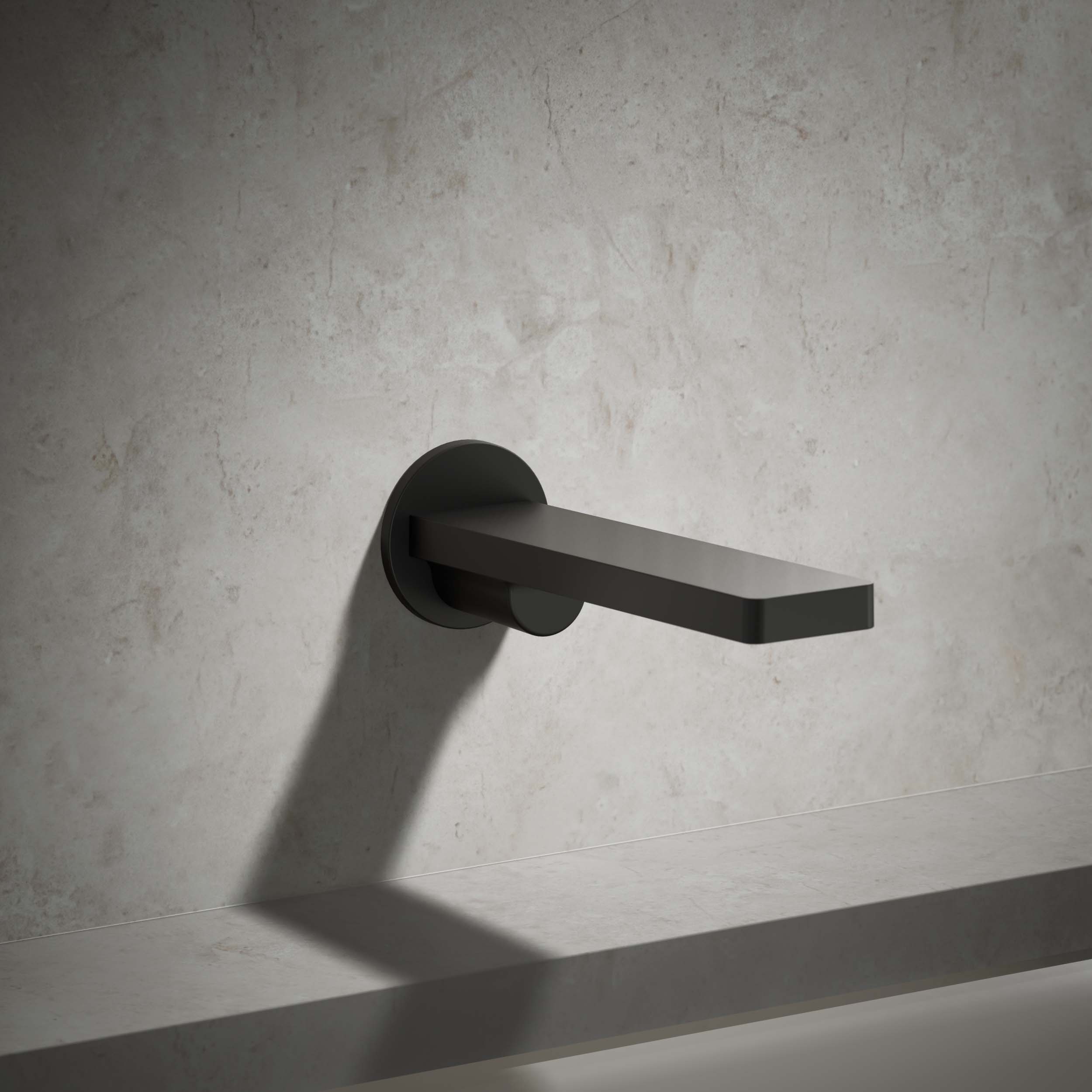 Boquilla de bañera de ajuste universal en negro mate KOHLER (incluye chapetón) K-73120-BL