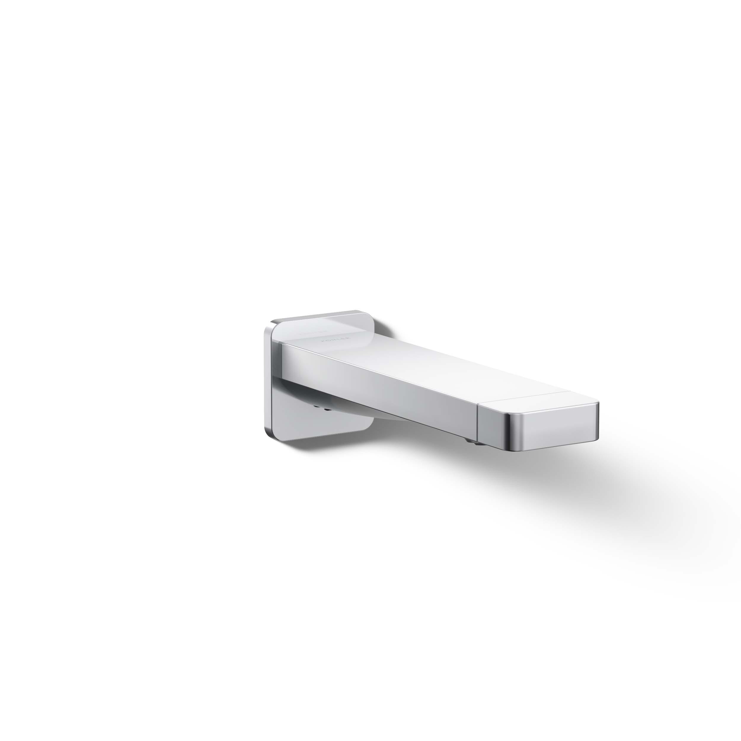 Caño para bañera con diverter en cromo pulido (incluye placa) KOHLER Universal Fit (Ref. K-23510-CP)